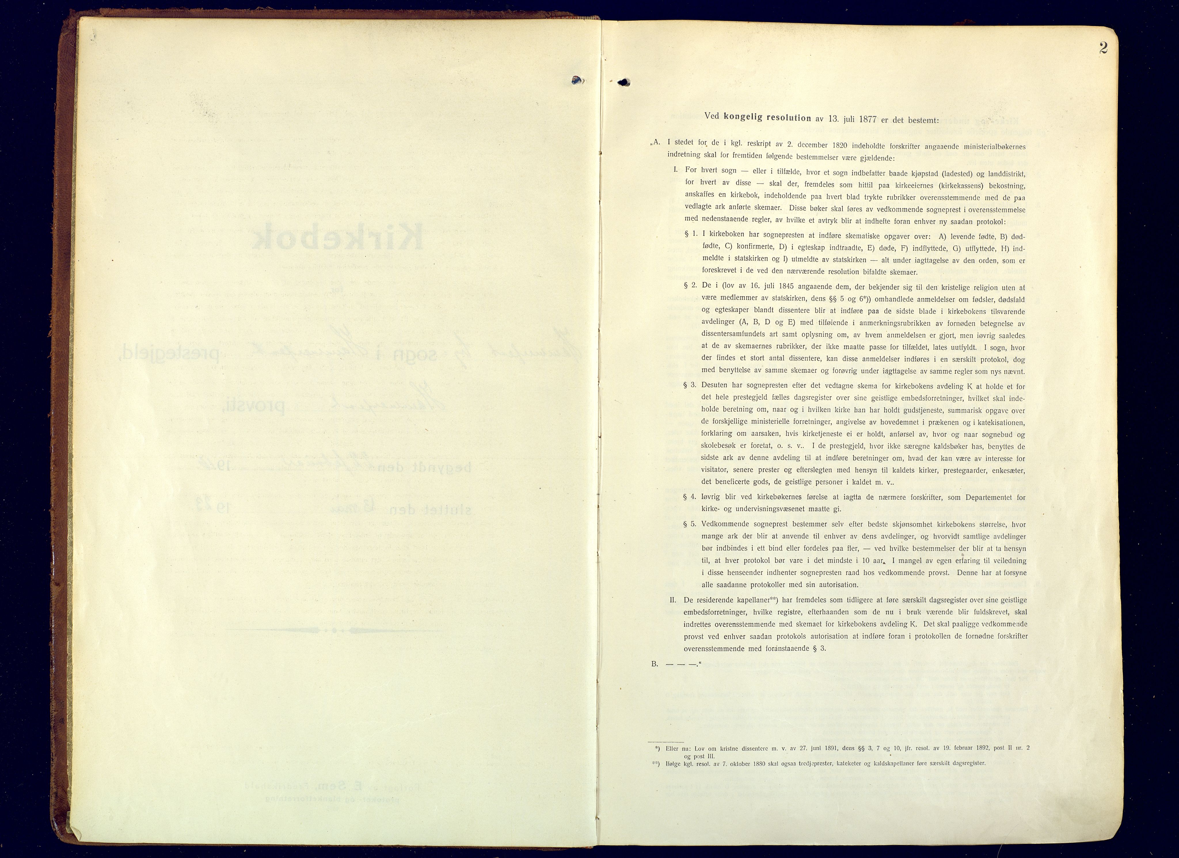 Hammerfest sokneprestkontor, SATØ/S-1347/H/Ha/L0015.kirke: Ministerialbok nr. 15, 1916-1923, s. 2