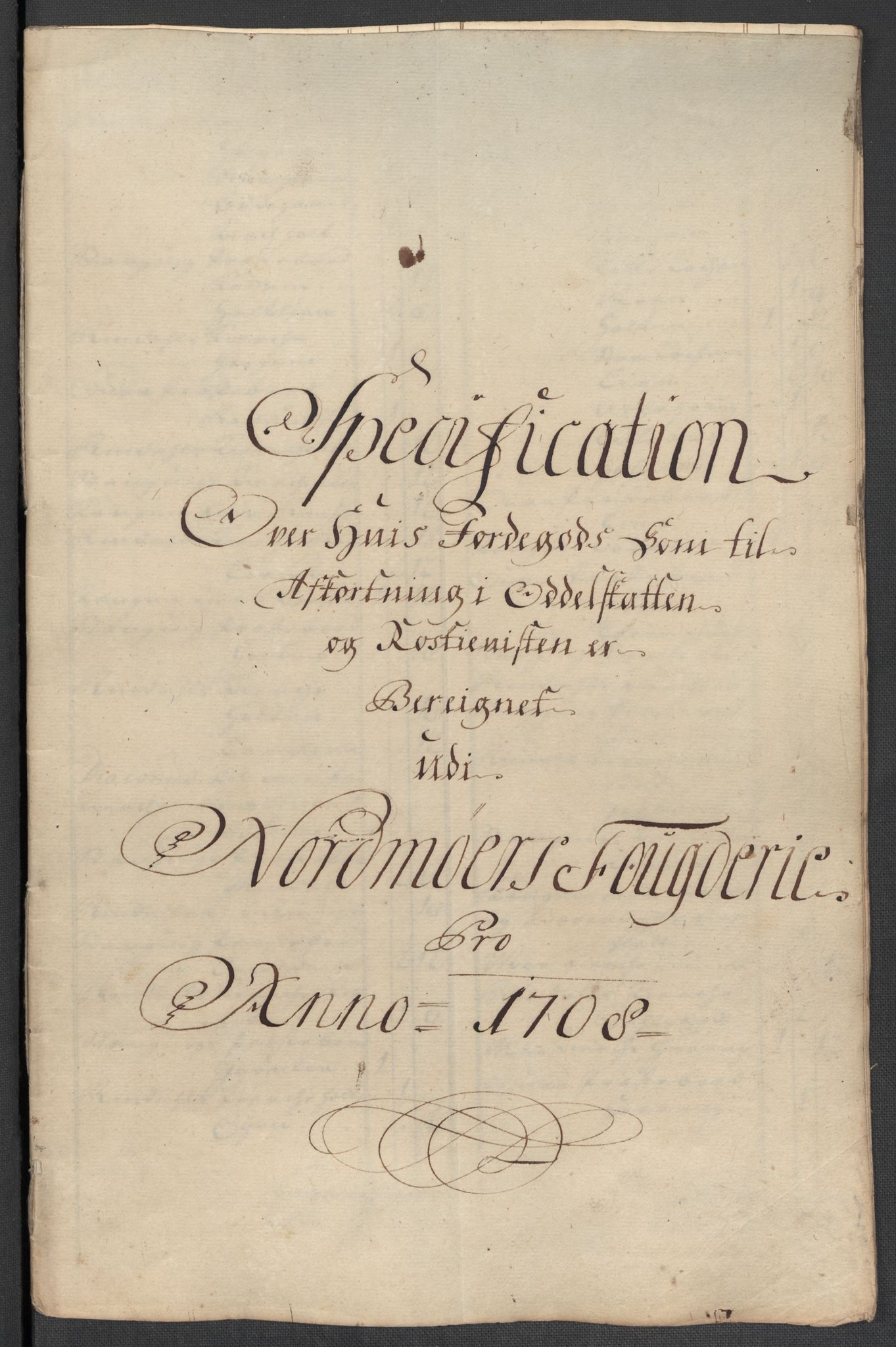 Rentekammeret inntil 1814, Reviderte regnskaper, Fogderegnskap, AV/RA-EA-4092/R56/L3743: Fogderegnskap Nordmøre, 1708, s. 121