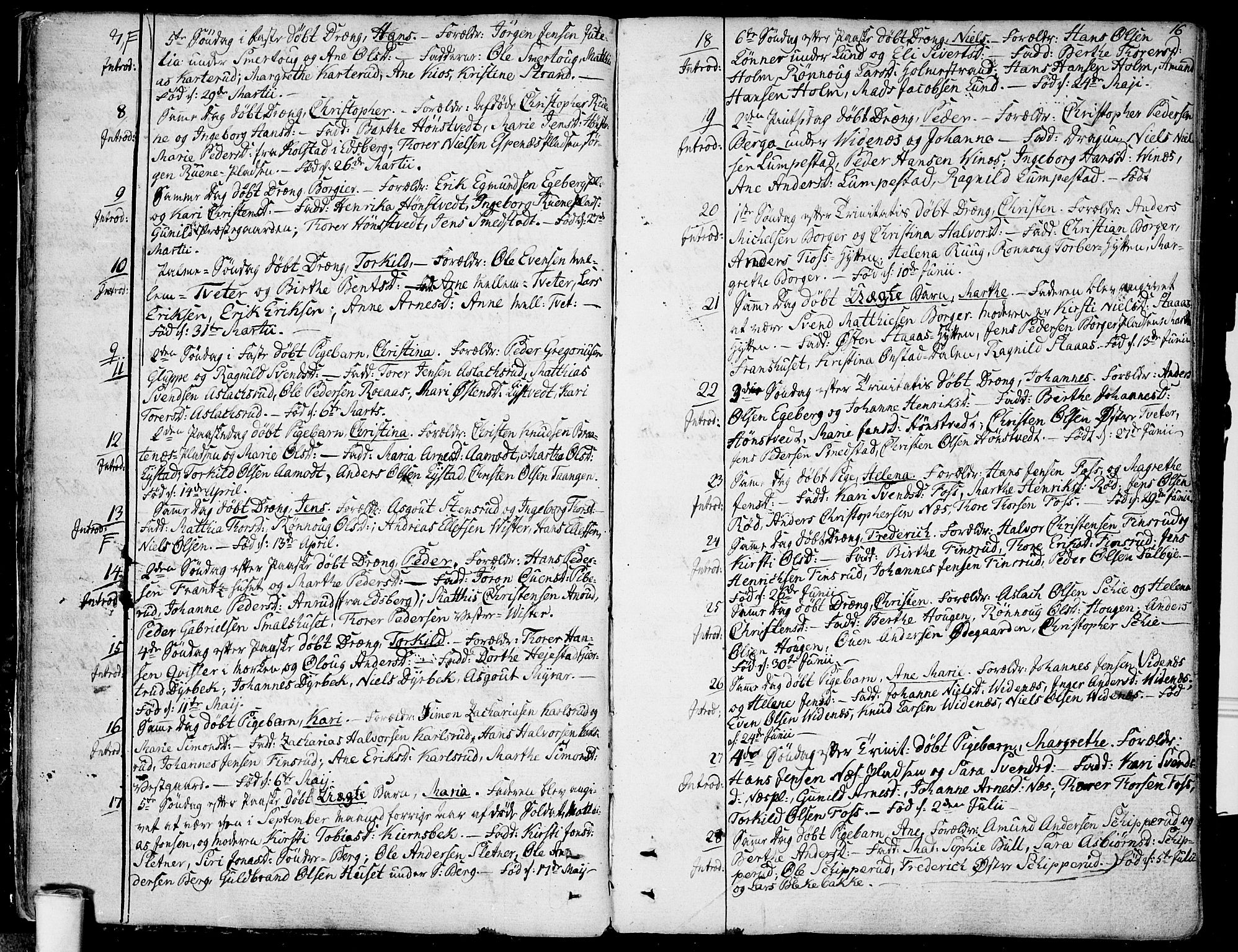 Skiptvet prestekontor Kirkebøker, AV/SAO-A-20009/F/Fa/L0004: Ministerialbok nr. 4, 1794-1814, s. 16