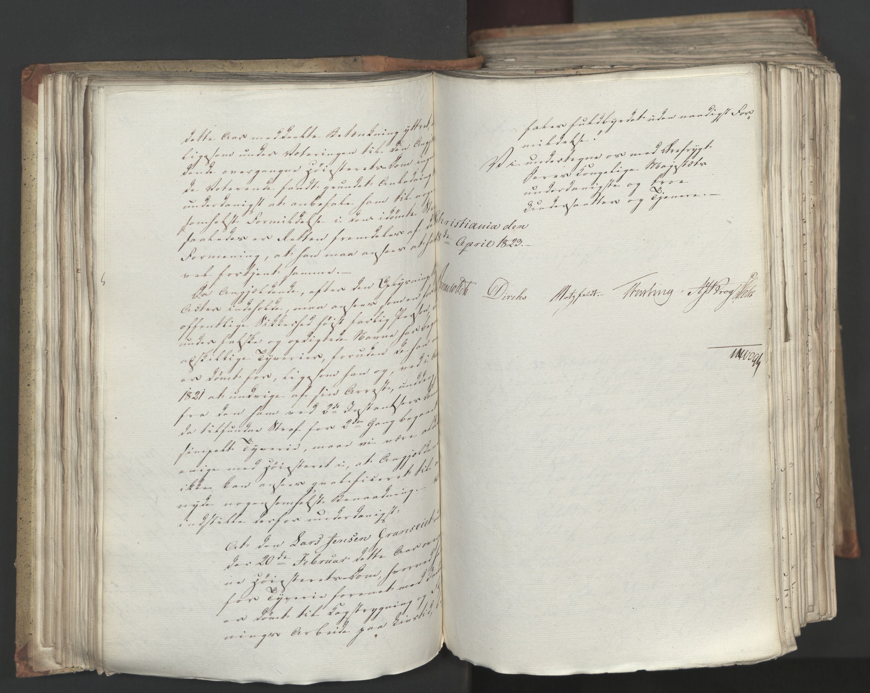 Statsrådsavdelingen i Stockholm, AV/RA-S-1003/D/Da/L0034: Regjeringsinnstillinger nr. 275-540, 1823, s. 133