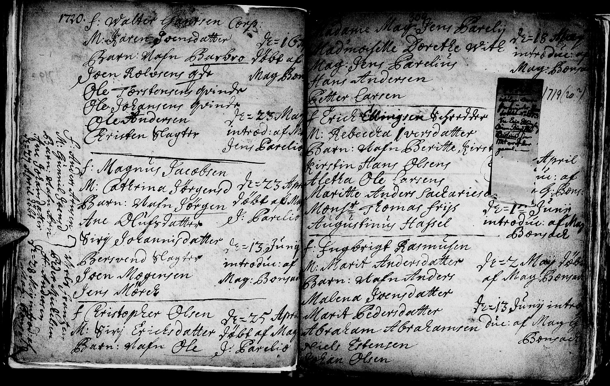 Ministerialprotokoller, klokkerbøker og fødselsregistre - Sør-Trøndelag, SAT/A-1456/601/L0035: Ministerialbok nr. 601A03, 1713-1728, s. 309