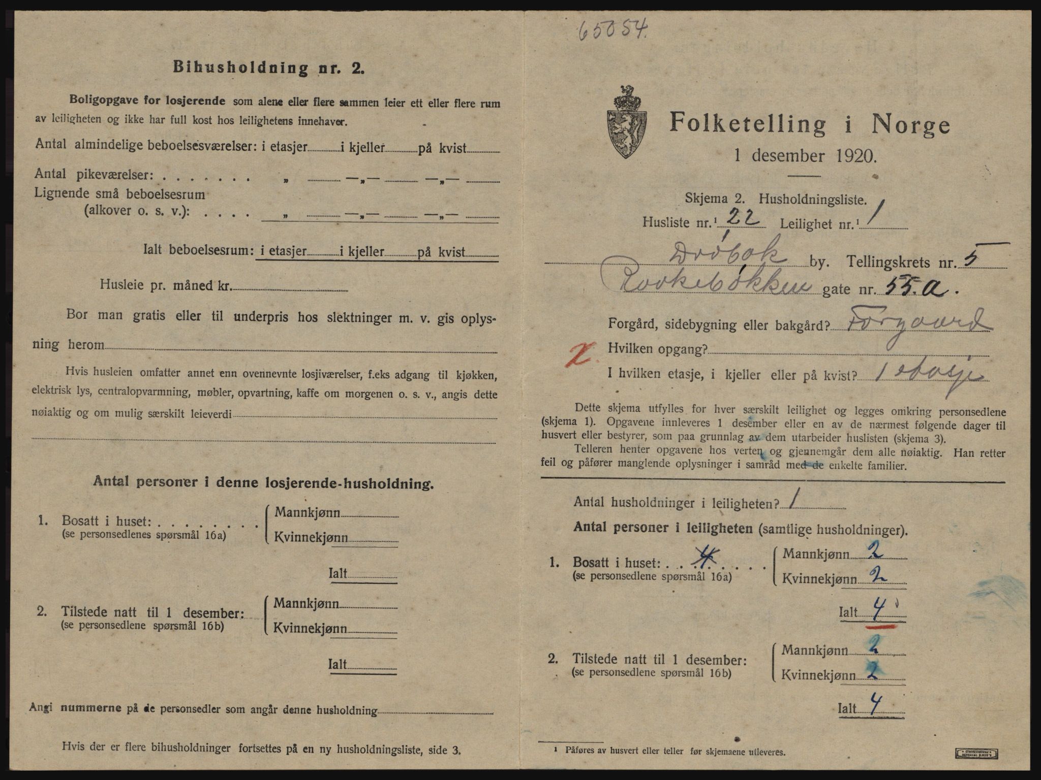 SAO, Folketelling 1920 for 0203 Drøbak kjøpstad, 1920, s. 1479