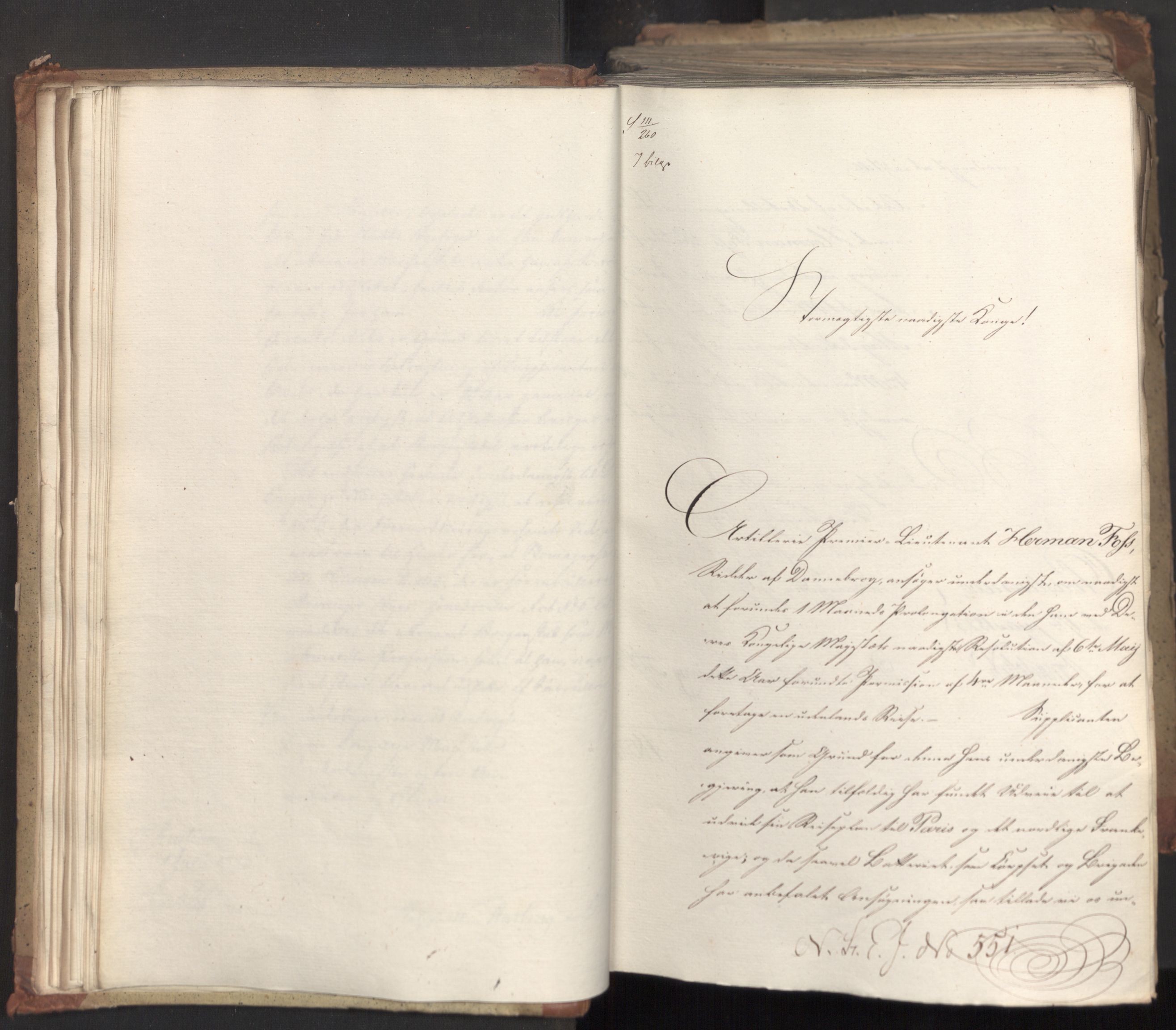 Statsrådsavdelingen i Stockholm, AV/RA-S-1003/D/Da/L0035: Regjeringsinnstillinger nr. 541-840, 1823, s. 28