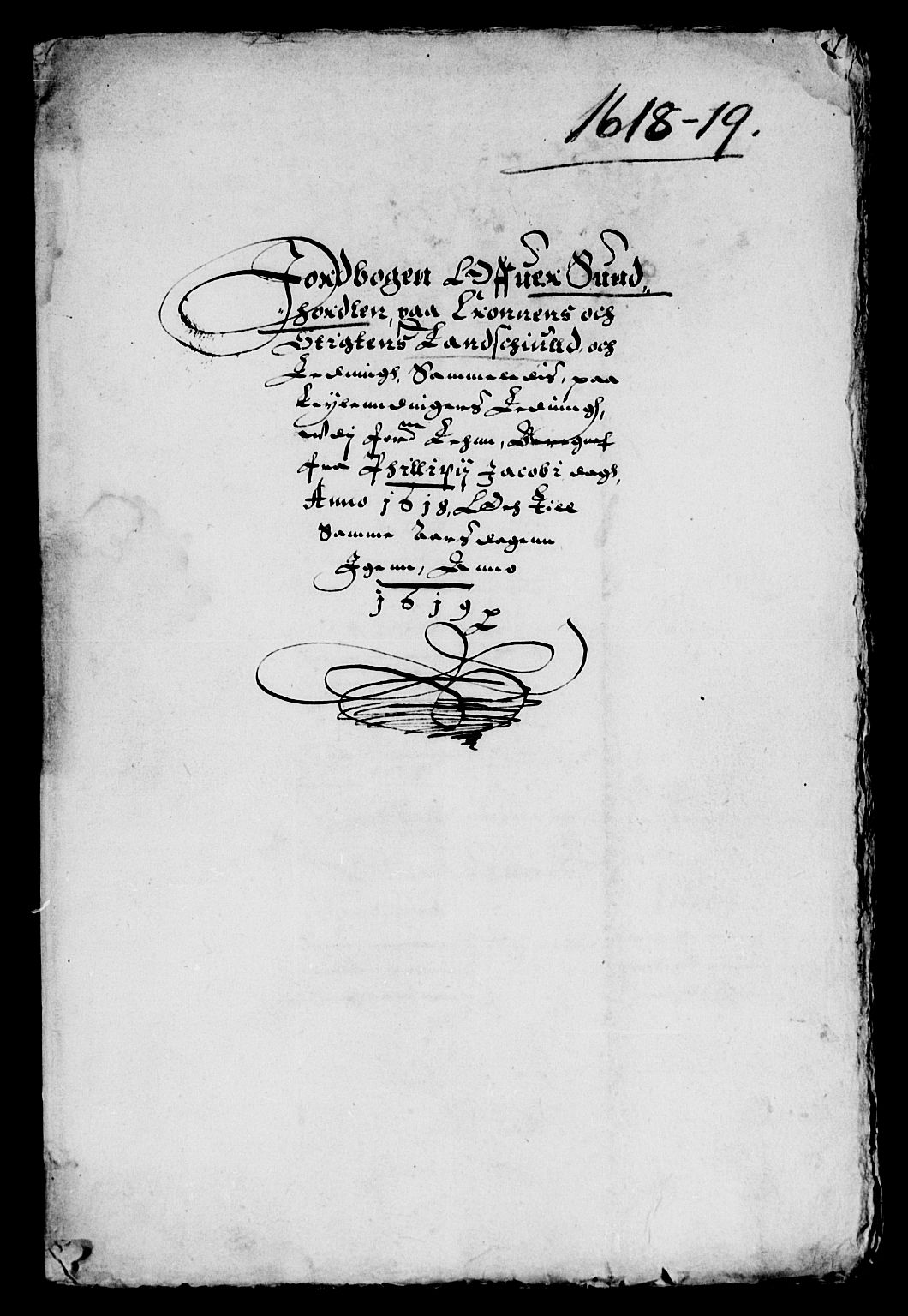 Rentekammeret inntil 1814, Reviderte regnskaper, Lensregnskaper, AV/RA-EA-5023/R/Rb/Rbt/L0027: Bergenhus len, 1618-1619