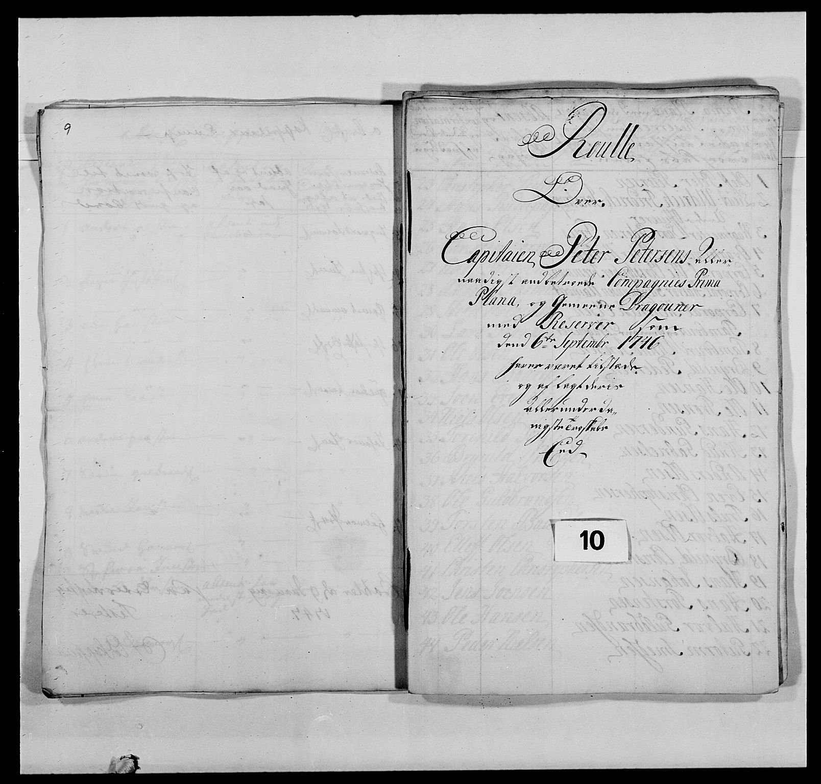 Kommanderende general (KG I) med Det norske krigsdirektorium, AV/RA-EA-5419/E/Ea/L0477: 2. Sønnafjelske dragonregiment, 1719-1759, s. 192