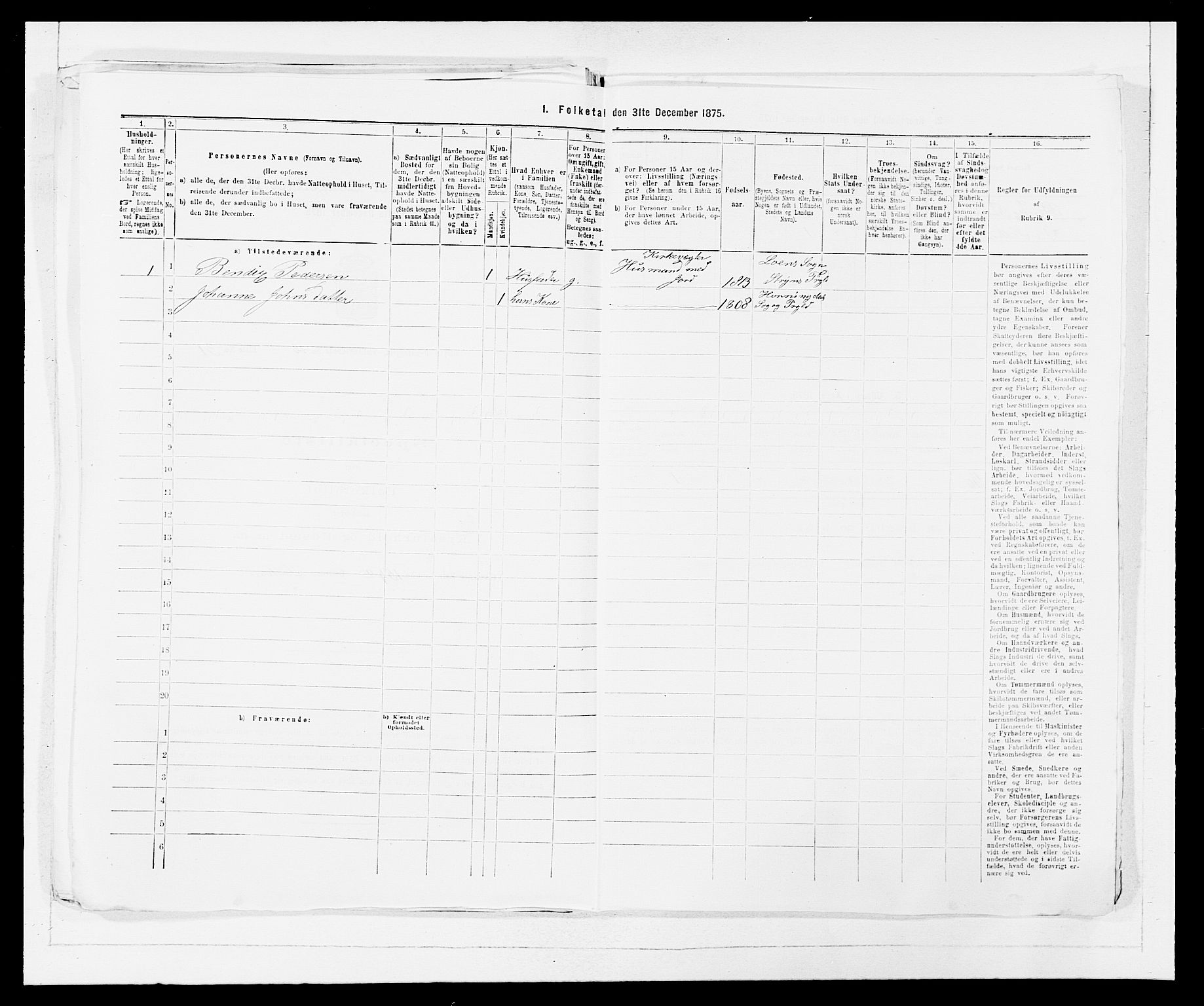 SAB, Folketelling 1875 for 1448P Stryn prestegjeld, 1875, s. 767