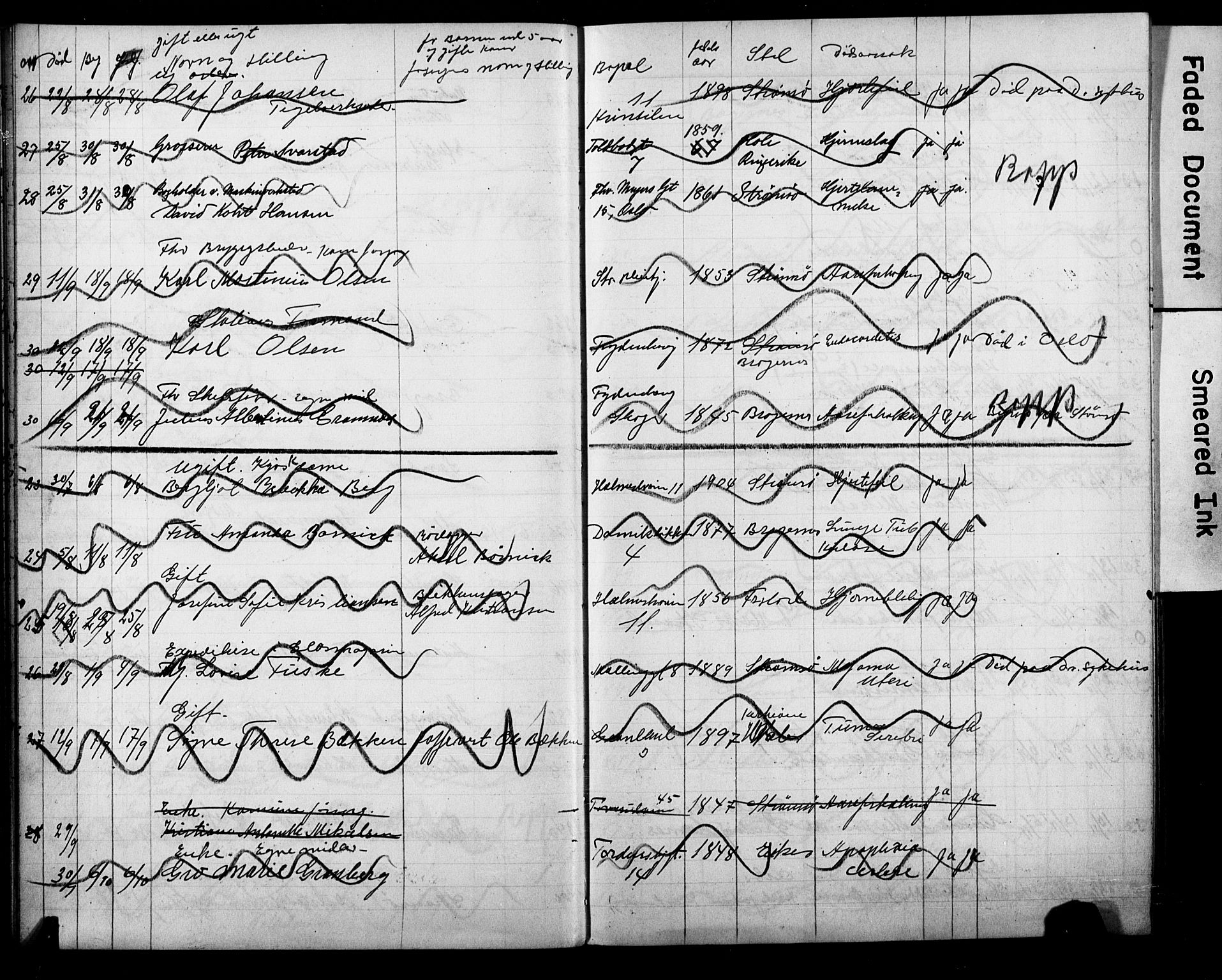 Strømsø kirkebøker, AV/SAKO-A-246/Y/Ya/L0008: Kladd til kirkebok nr. I 8, 1916-1931