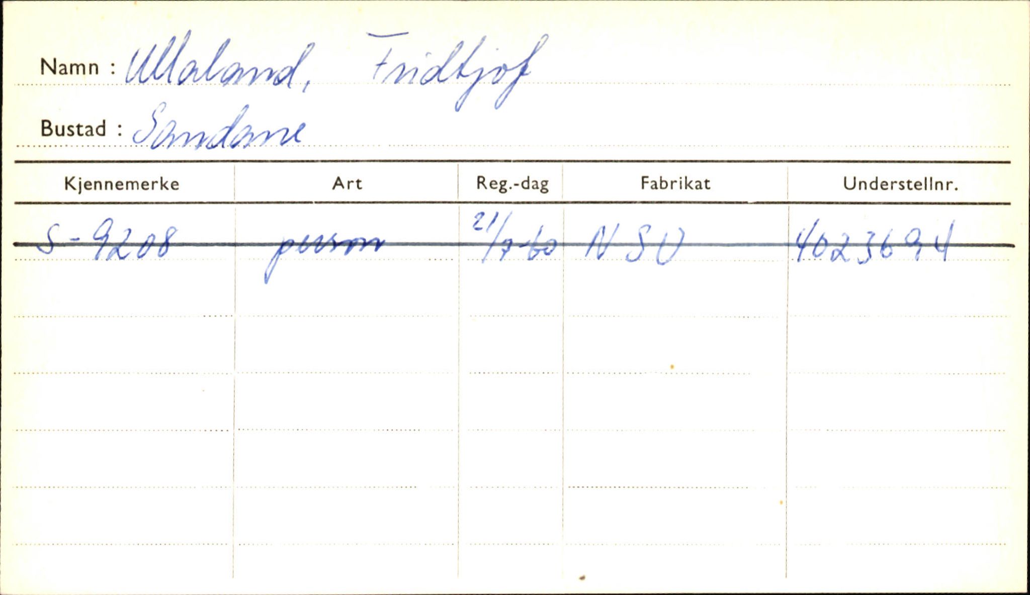 Statens vegvesen, Sogn og Fjordane vegkontor, AV/SAB-A-5301/4/F/L0002: Eigarregister Fjordane til 1.6.1961, 1930-1961, s. 308