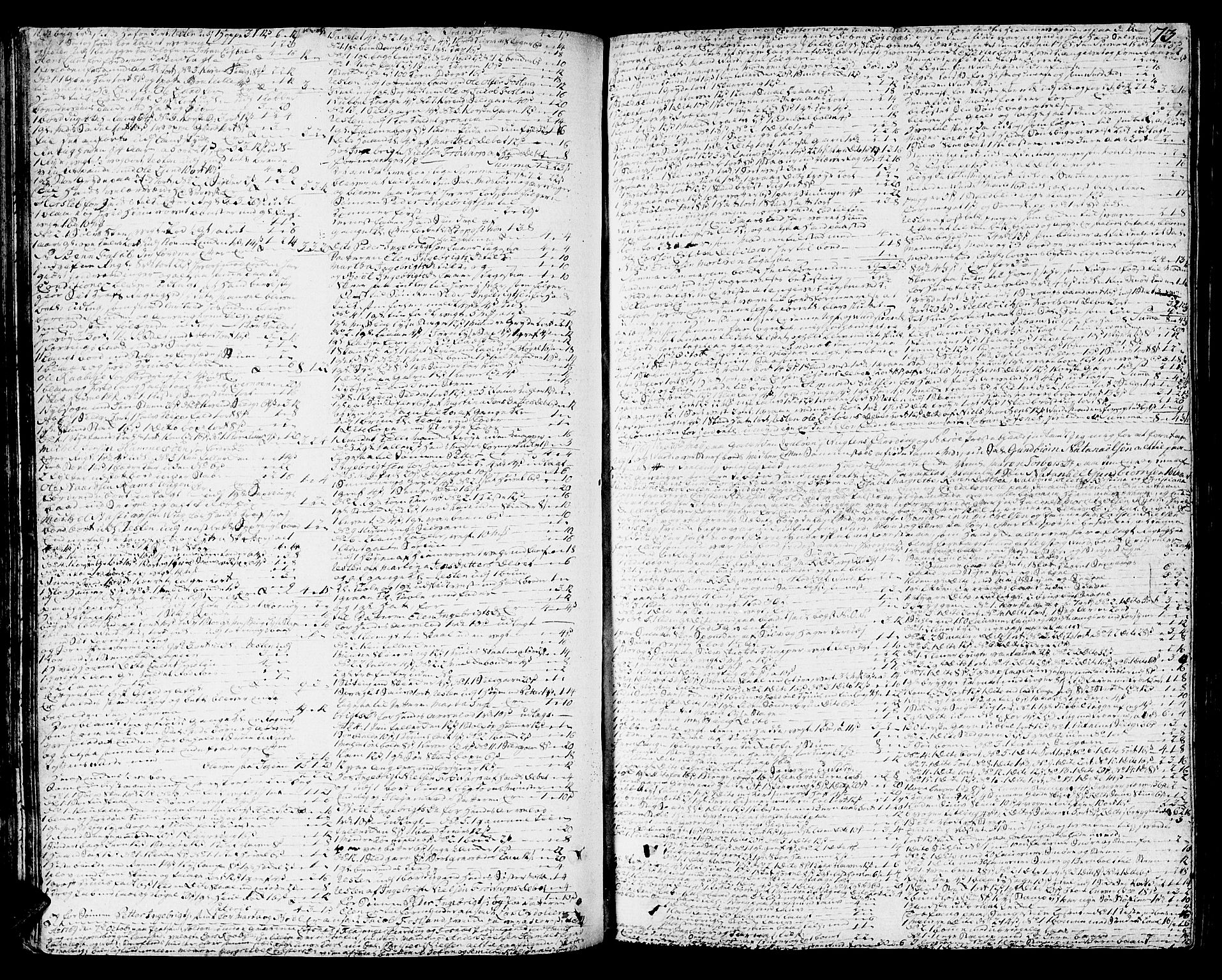 Namdal sorenskriveri, SAT/A-4133/1/3/3A/L0011: Skifteprotokoll, 1768-1775, s. 72b-73a