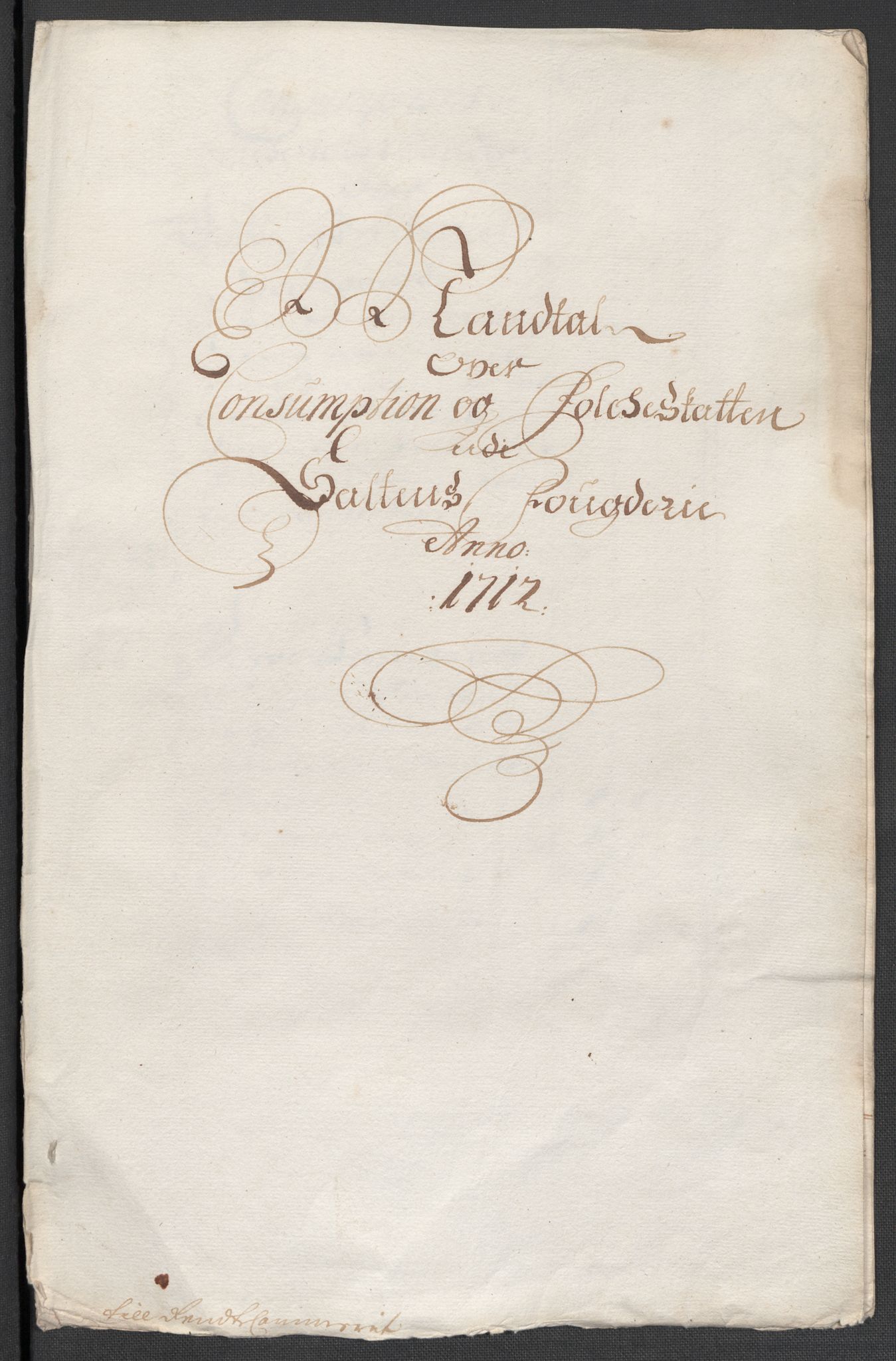 Rentekammeret inntil 1814, Reviderte regnskaper, Fogderegnskap, RA/EA-4092/R66/L4582: Fogderegnskap Salten, 1711-1712, s. 361
