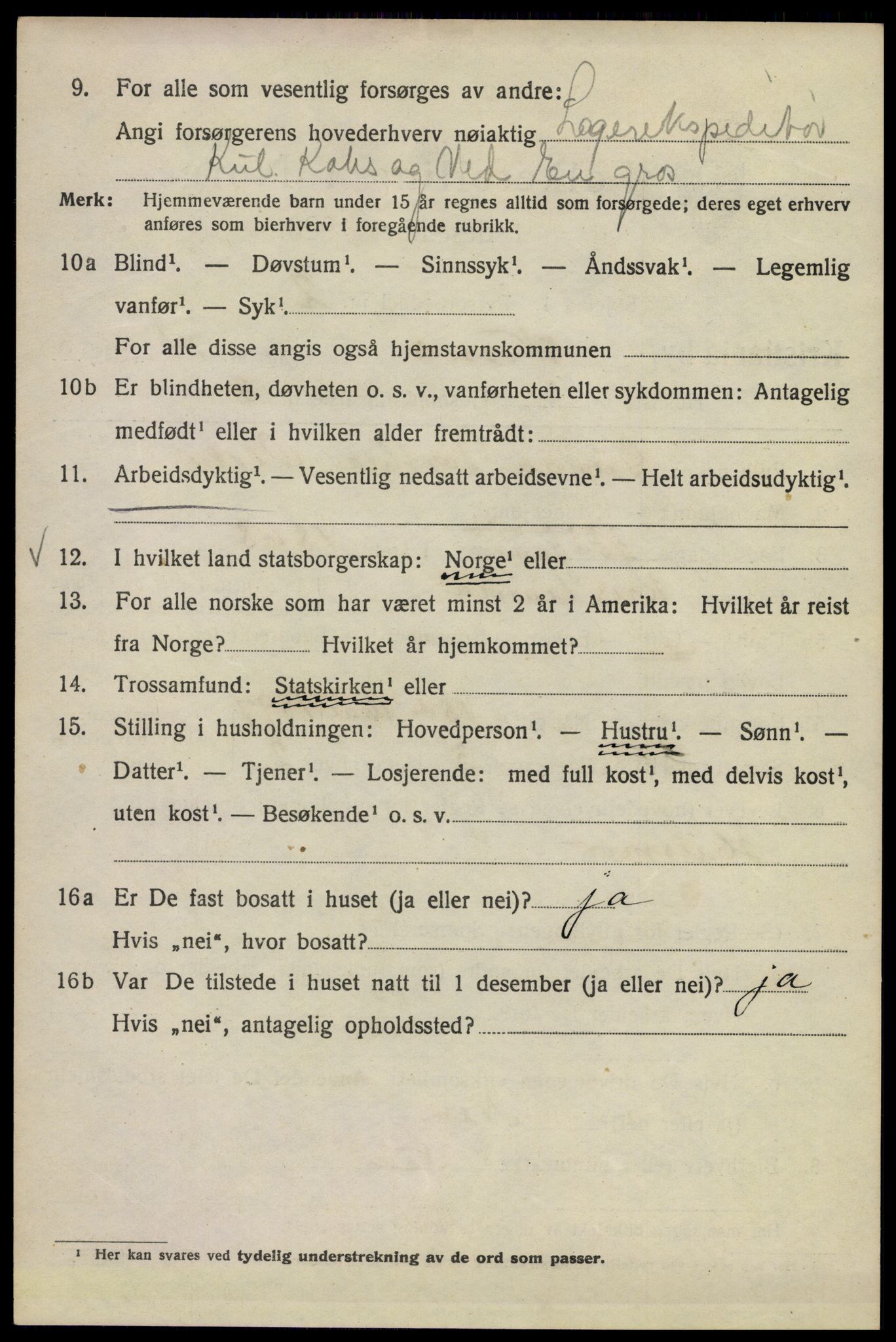 SAO, Folketelling 1920 for 0301 Kristiania kjøpstad, 1920, s. 652604