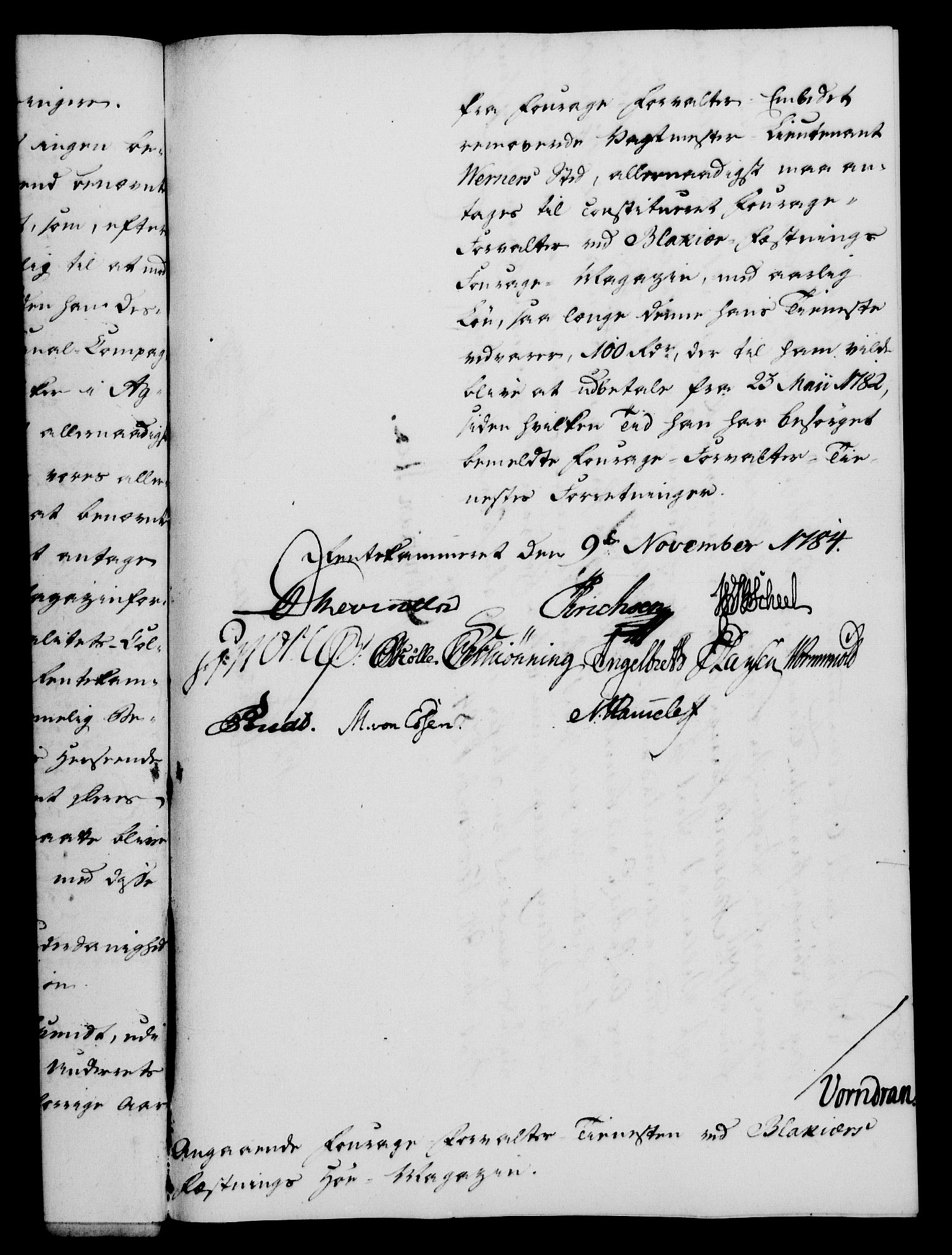 Rentekammeret, Kammerkanselliet, RA/EA-3111/G/Gf/Gfa/L0066: Norsk relasjons- og resolusjonsprotokoll (merket RK 52.66), 1784, s. 708