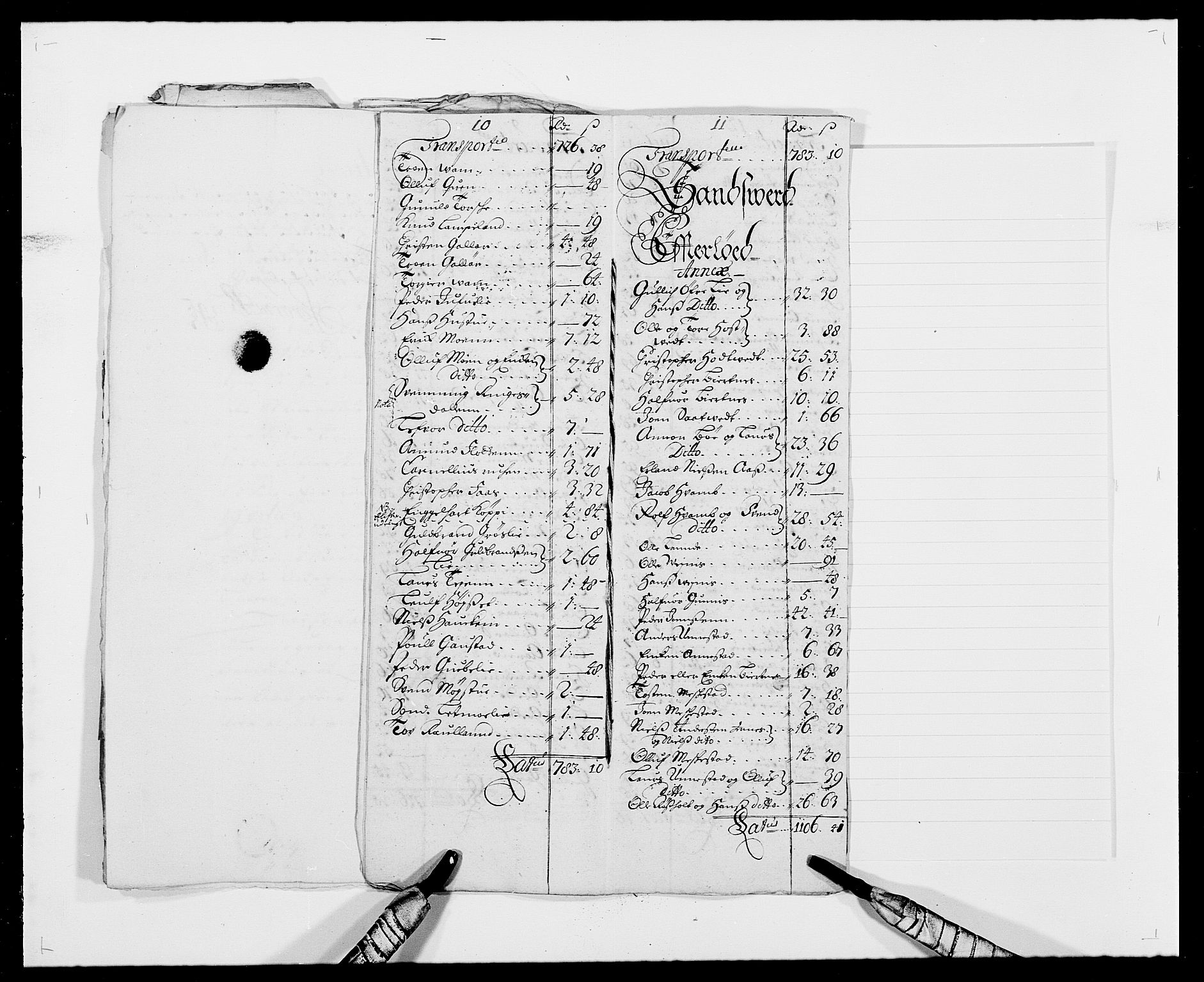 Rentekammeret inntil 1814, Reviderte regnskaper, Fogderegnskap, AV/RA-EA-4092/R24/L1574: Fogderegnskap Numedal og Sandsvær, 1688-1691, s. 265