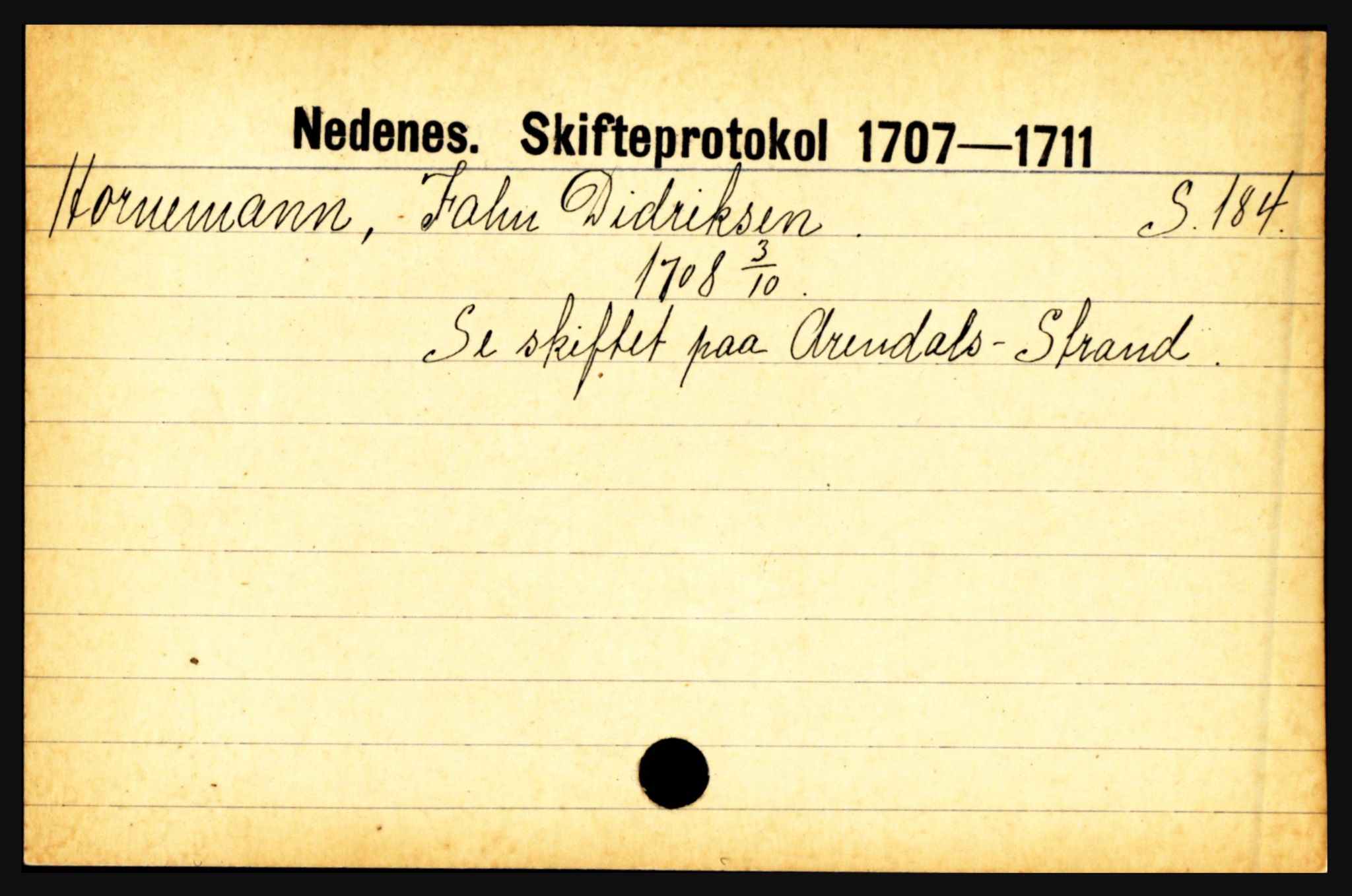 Nedenes sorenskriveri før 1824, AV/SAK-1221-0007/H, s. 12943