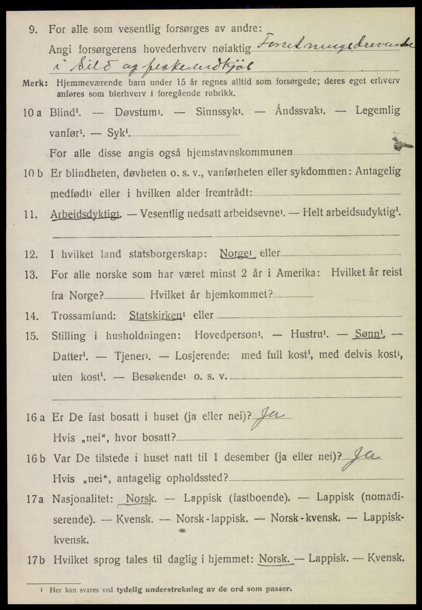 SAT, Folketelling 1920 for 1838 Gildeskål herred, 1920, s. 6373