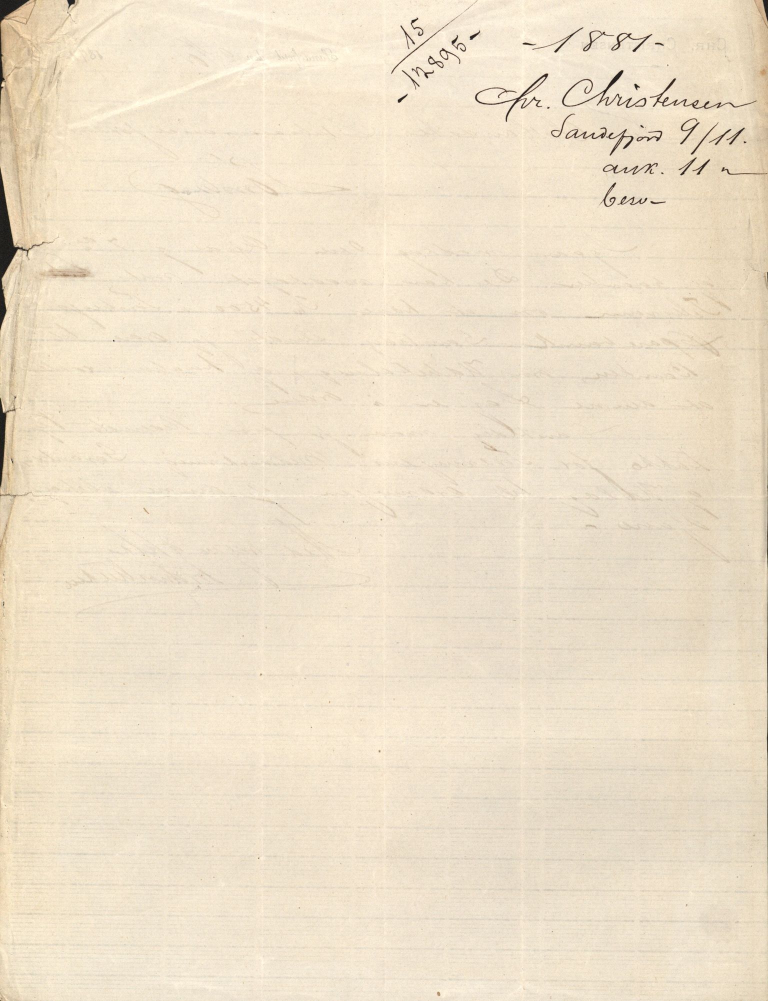 Pa 63 - Østlandske skibsassuranceforening, VEMU/A-1079/G/Ga/L0014/0004: Havaridokumenter / Bertrand, Frigga, Frank, Nordafjeld, 1881, s. 69