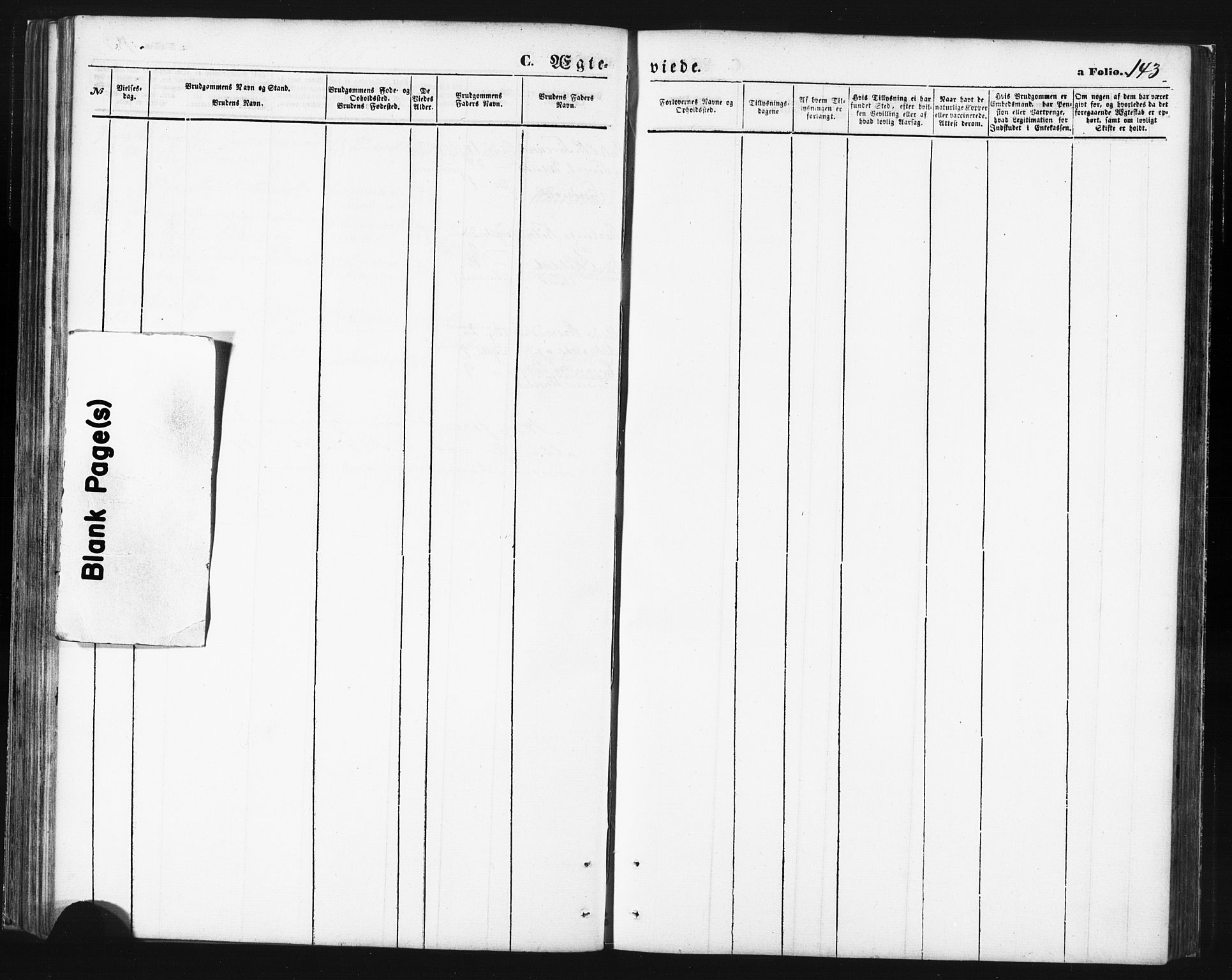 Sand/Bjarkøy sokneprestkontor, AV/SATØ-S-0811/I/Ia/Iab/L0001klokker: Klokkerbok nr. 1, 1866-1877, s. 143