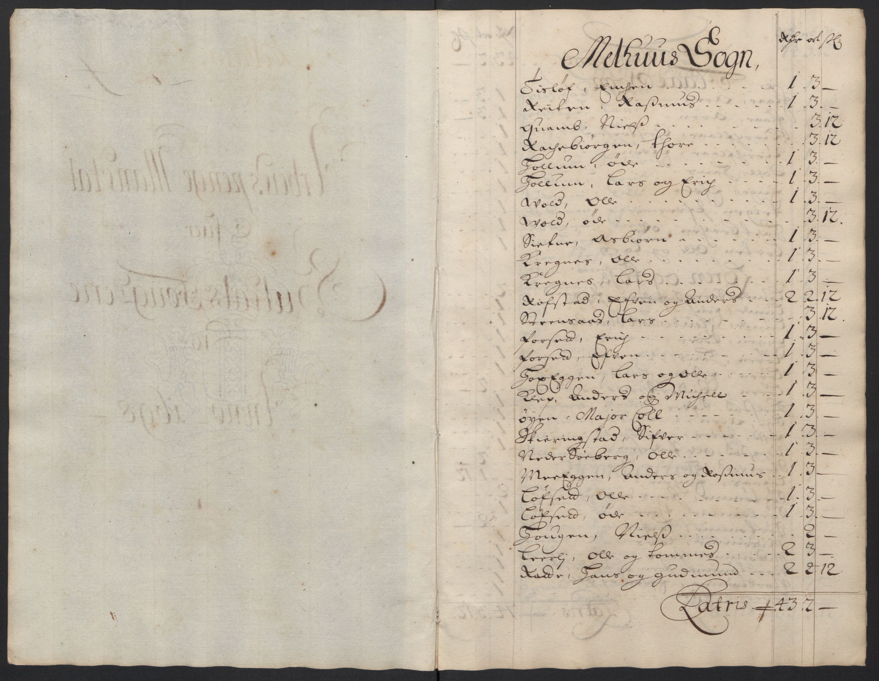 Rentekammeret inntil 1814, Reviderte regnskaper, Fogderegnskap, RA/EA-4092/R60/L3948: Fogderegnskap Orkdal og Gauldal, 1698, s. 368