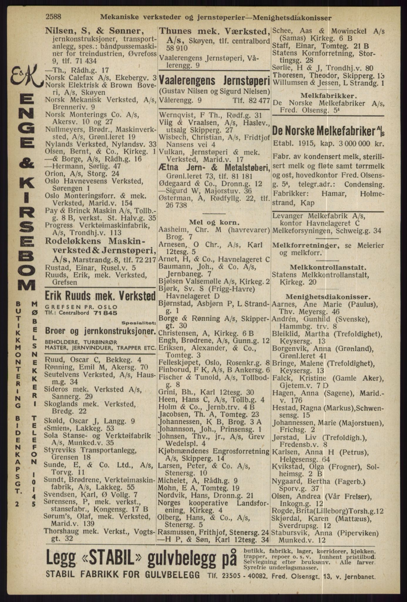 Kristiania/Oslo adressebok, PUBL/-, 1936, s. 2588
