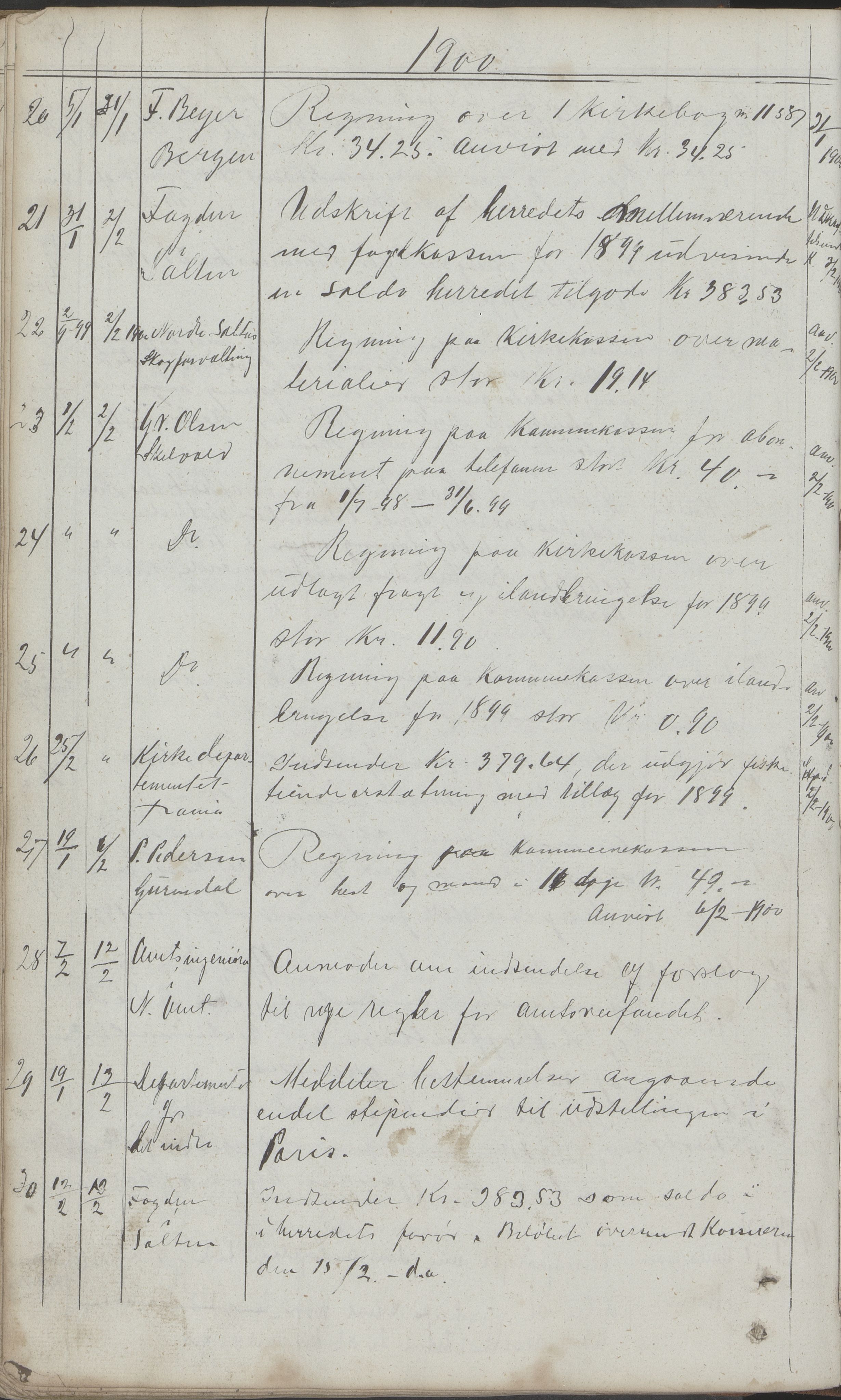 Hamarøy kommune. Formannskapet, AIN/K-18490.150/220/L0001: Protokoll, 1838-1904