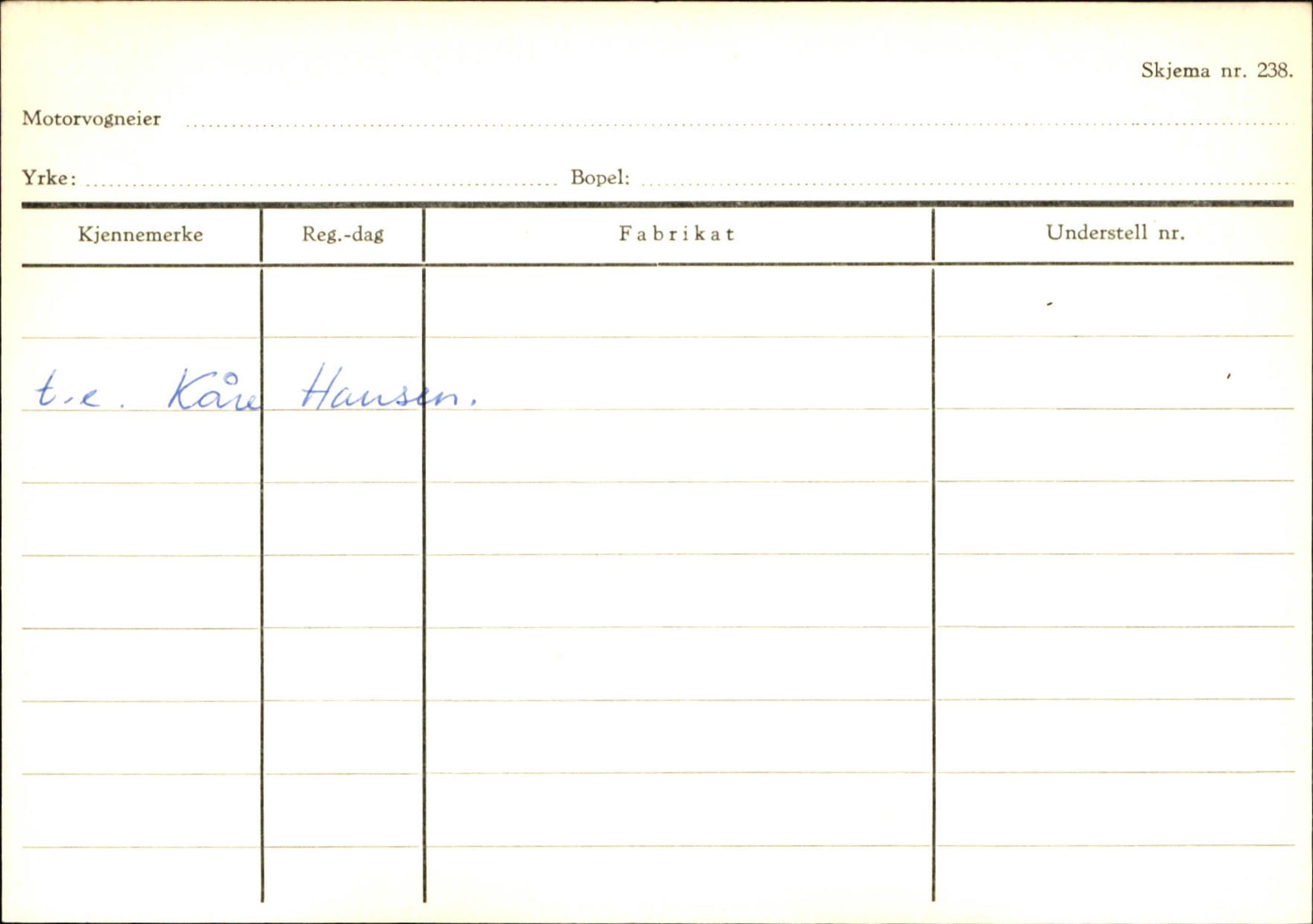 Statens vegvesen, Sogn og Fjordane vegkontor, SAB/A-5301/4/F/L0131: Eigarregister Høyanger P-Å. Stryn S-Å, 1945-1975, s. 726