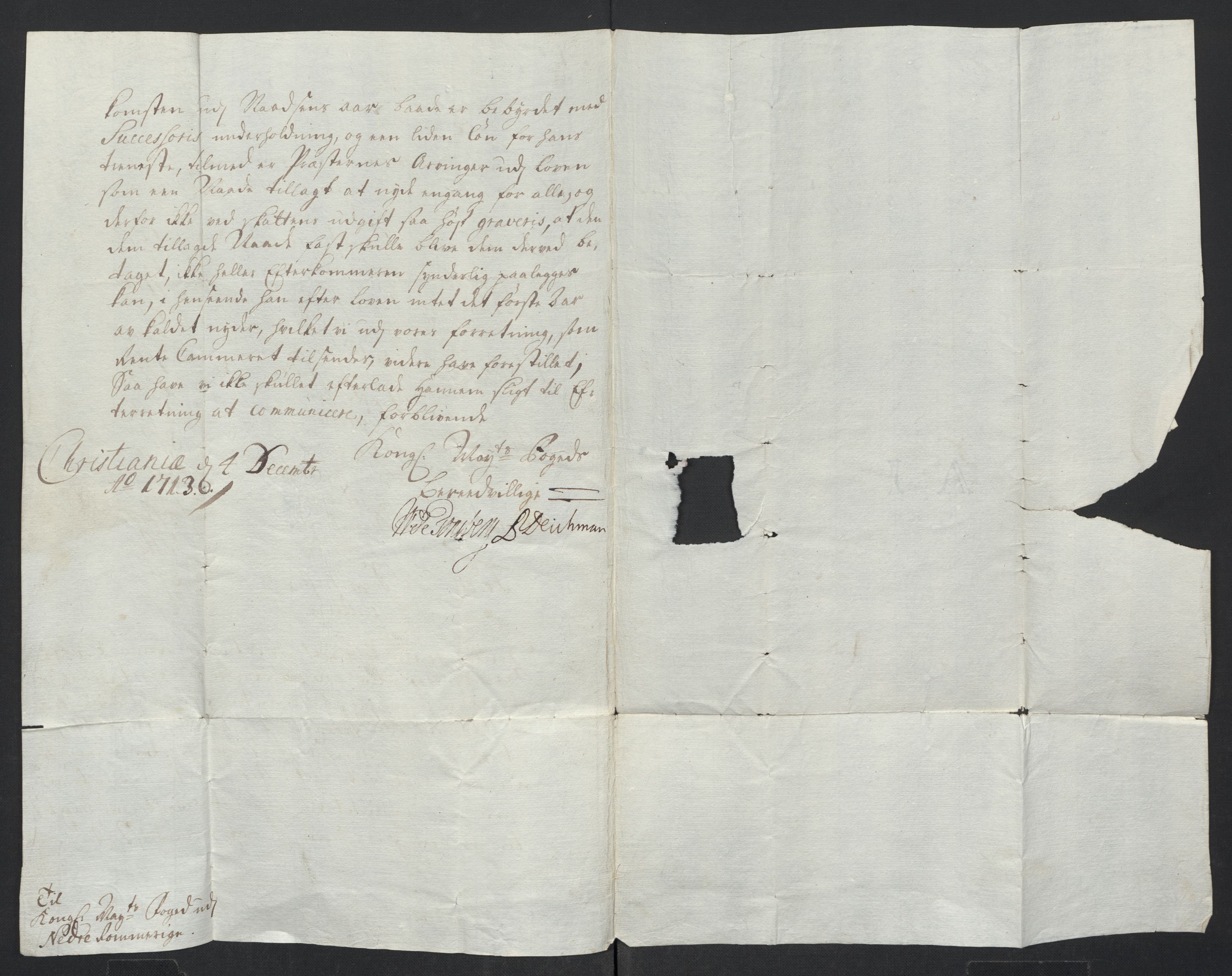 Rentekammeret inntil 1814, Reviderte regnskaper, Fogderegnskap, AV/RA-EA-4092/R11/L0595: Fogderegnskap Nedre Romerike, 1713, s. 152