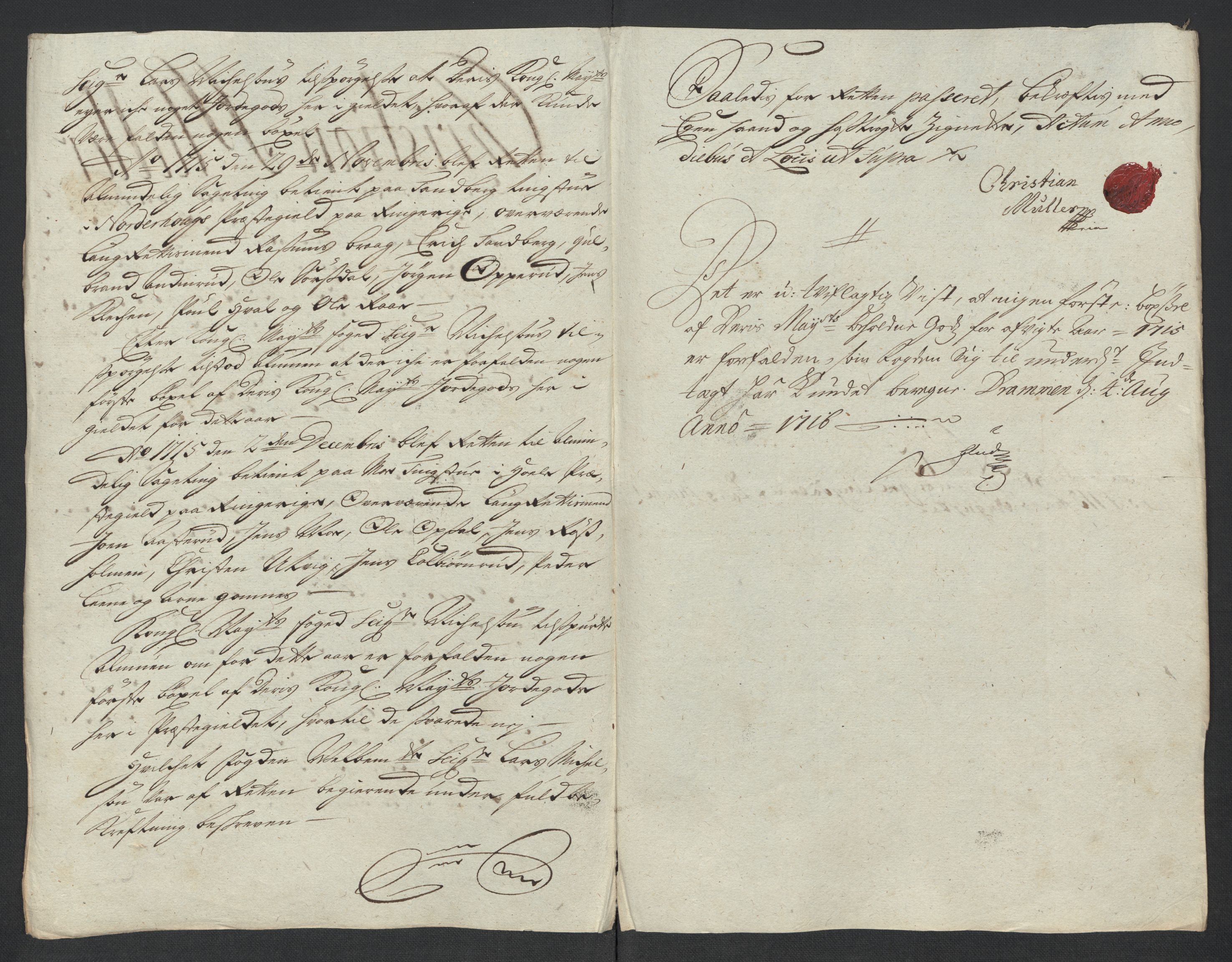 Rentekammeret inntil 1814, Reviderte regnskaper, Fogderegnskap, RA/EA-4092/R23/L1473: Fogderegnskap Ringerike og Hallingdal, 1715, s. 187