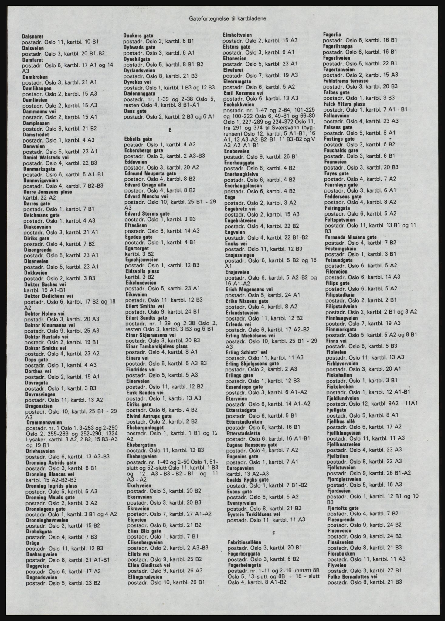 Kristiania/Oslo adressebok, PUBL/-, 1981-1982