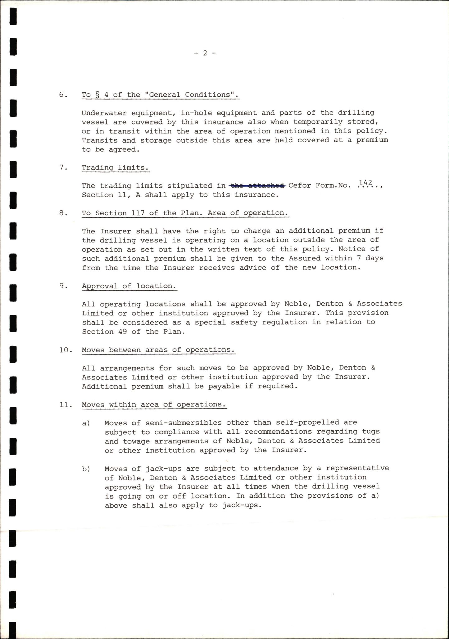 Pa 1503 - Stavanger Drilling AS, AV/SAST-A-101906/2/E/Ec/Eca/L0009: Forsikring, 1975-1980