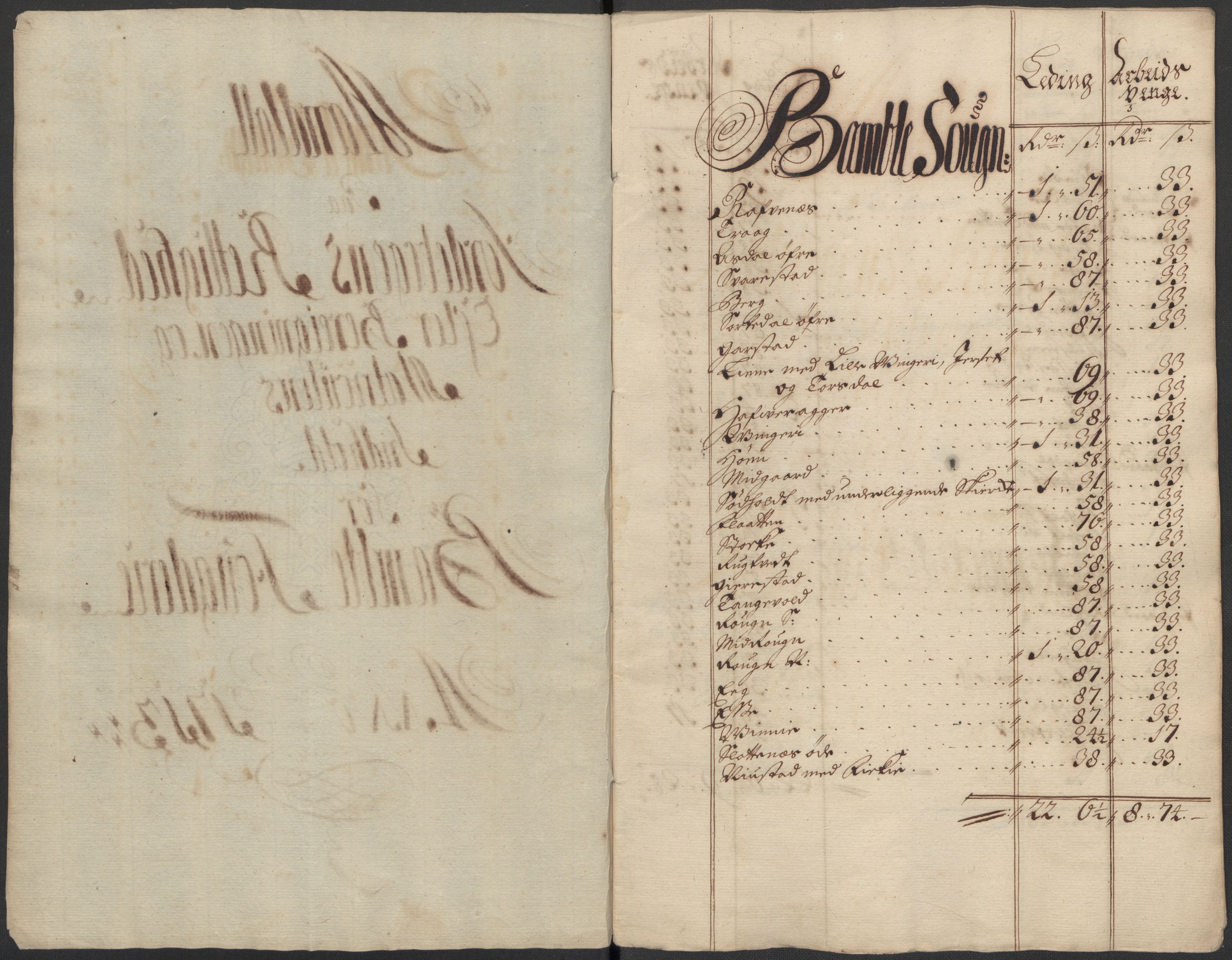 Rentekammeret inntil 1814, Reviderte regnskaper, Fogderegnskap, RA/EA-4092/R36/L2125: Fogderegnskap Øvre og Nedre Telemark og Bamble, 1713, s. 40