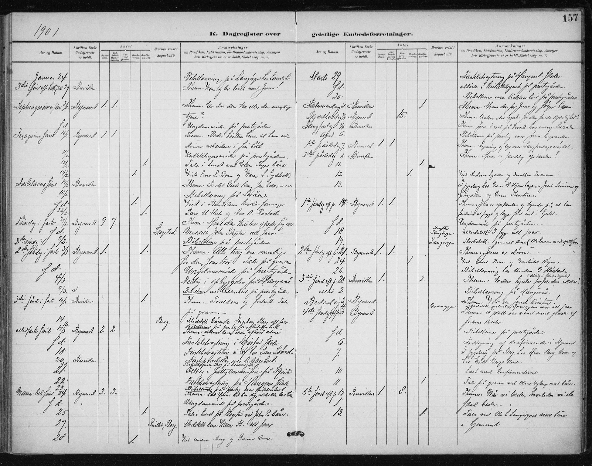 Ministerialprotokoller, klokkerbøker og fødselsregistre - Sør-Trøndelag, SAT/A-1456/612/L0380: Ministerialbok nr. 612A12, 1898-1907, s. 157