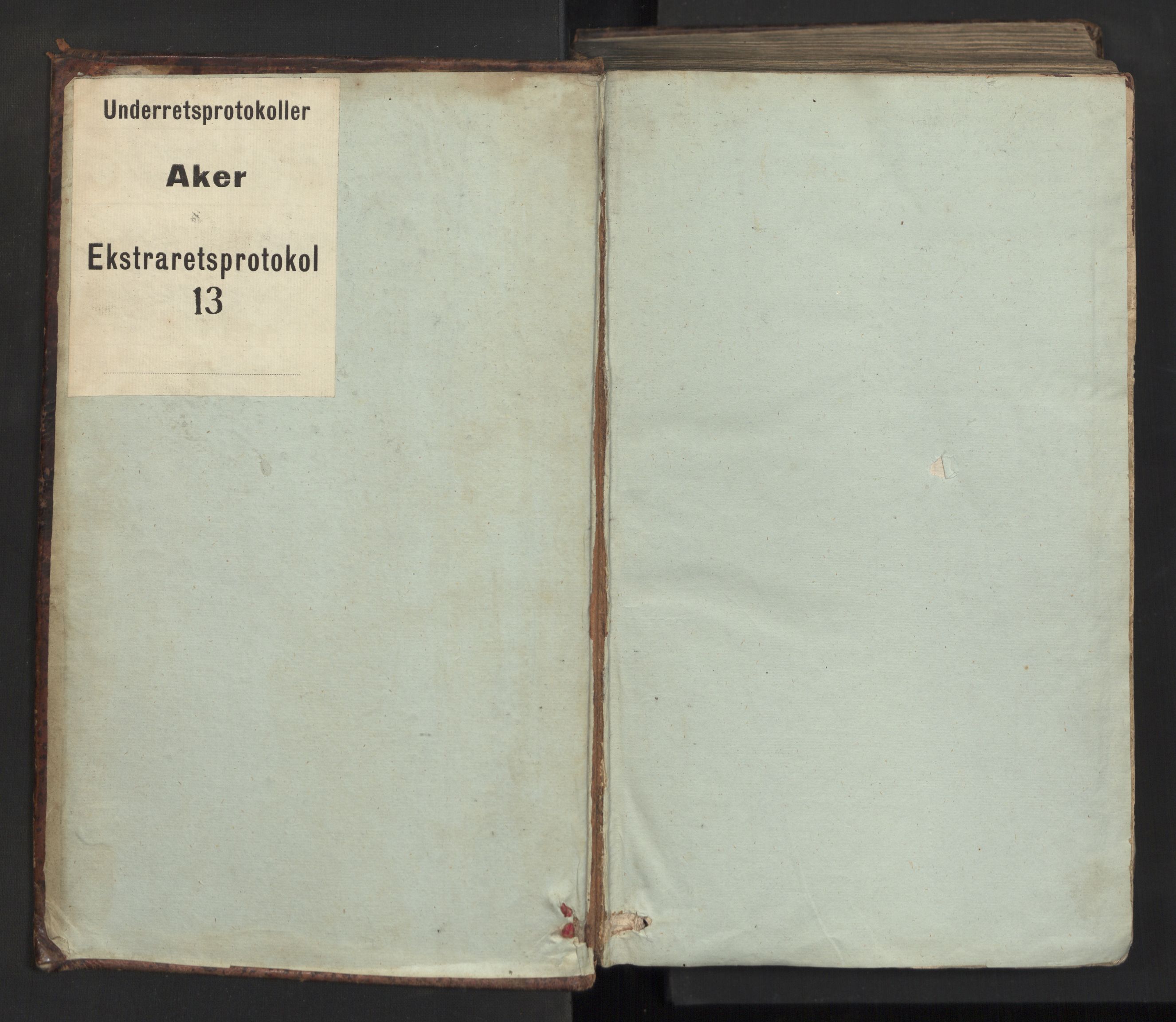 Aker sorenskriveri, SAO/A-10895/F/Fc/Fcb/L0008: Ekstrarettsprotokoll, 1827-1832