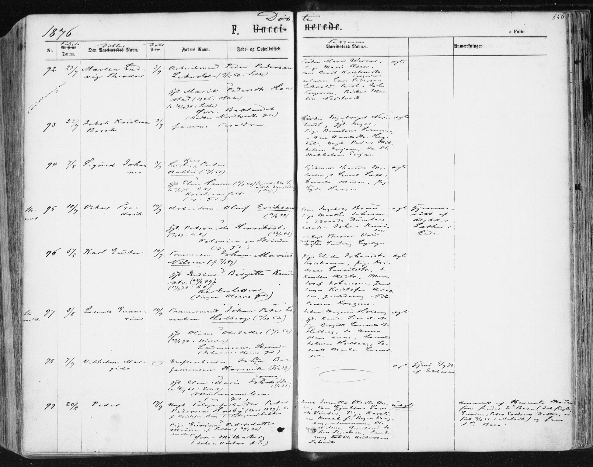 Ministerialprotokoller, klokkerbøker og fødselsregistre - Sør-Trøndelag, AV/SAT-A-1456/604/L0186: Ministerialbok nr. 604A07, 1866-1877, s. 656