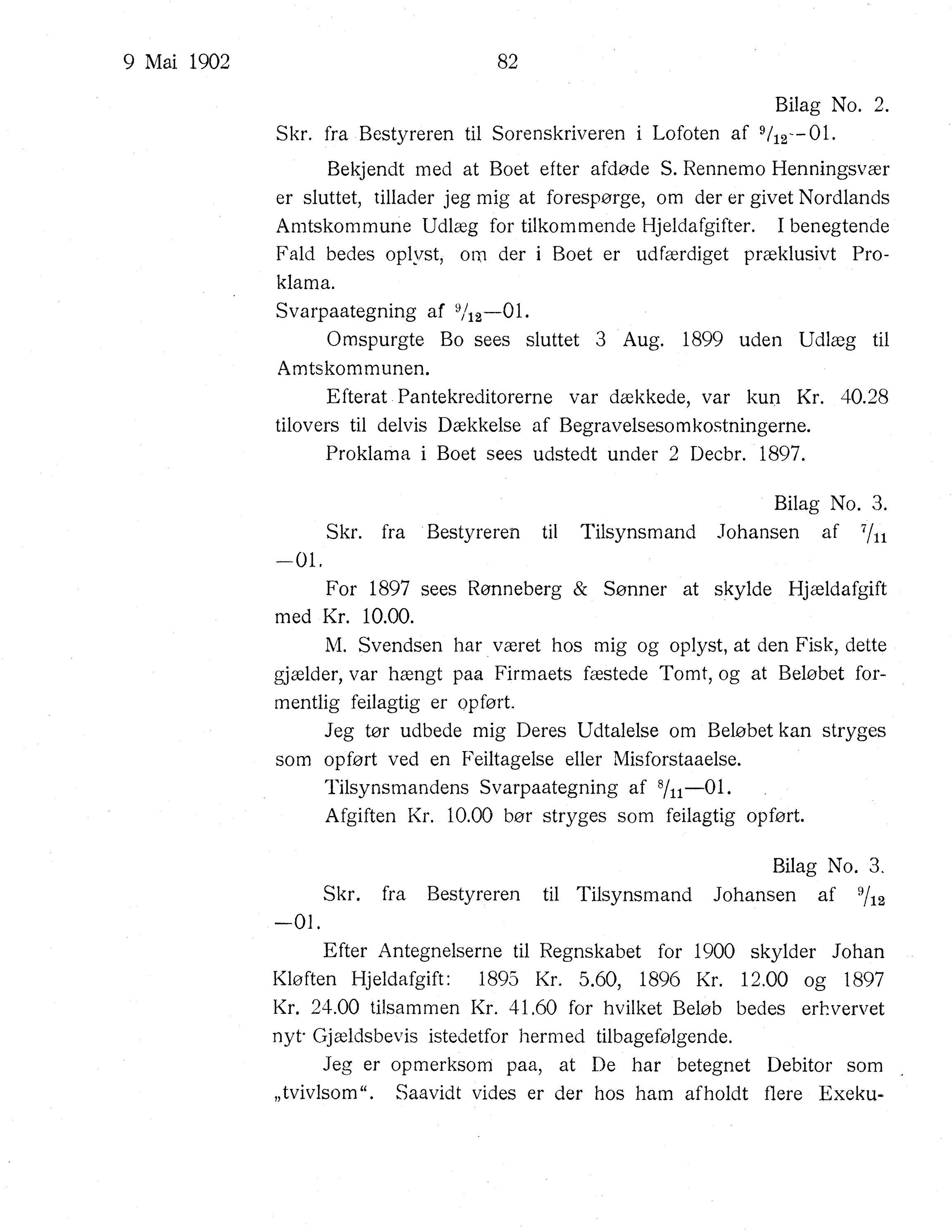 Nordland Fylkeskommune. Fylkestinget, AIN/NFK-17/176/A/Ac/L0025: Fylkestingsforhandlinger 1902, 1902