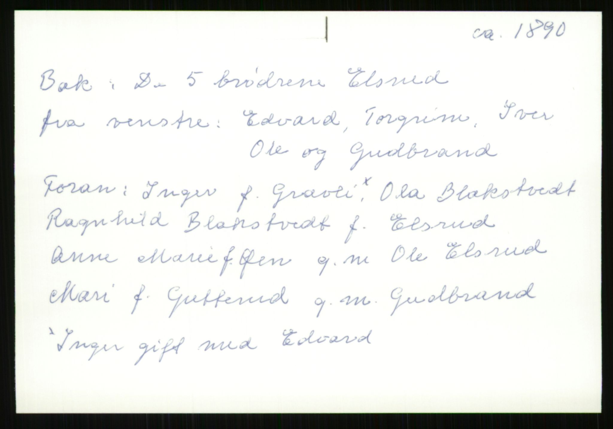 Samlinger til kildeutgivelse, Amerikabrevene, AV/RA-EA-4057/F/L0018: Innlån fra Buskerud: Elsrud, 1838-1914, s. 1258