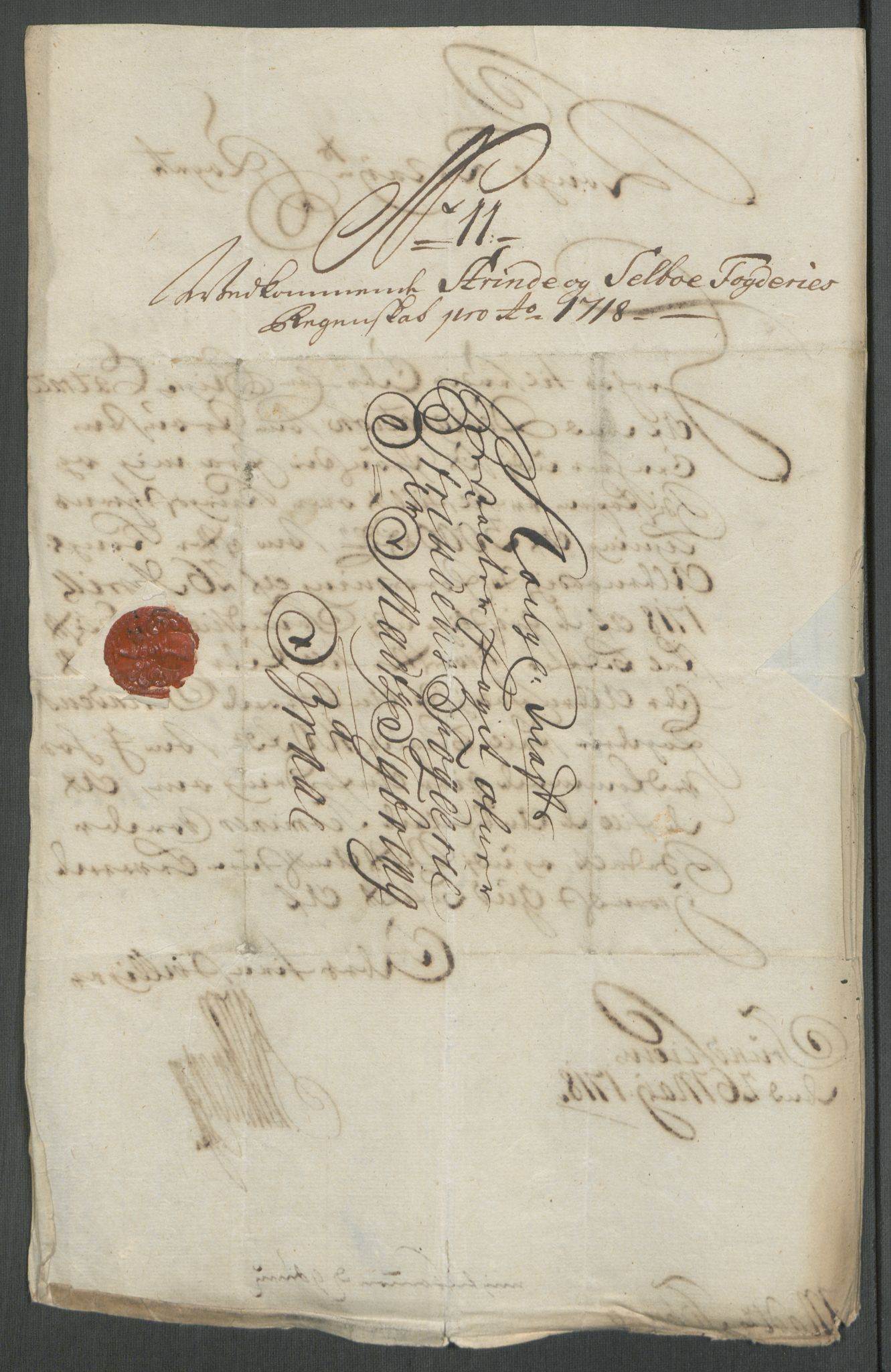 Rentekammeret inntil 1814, Reviderte regnskaper, Fogderegnskap, RA/EA-4092/R61/L4116: Fogderegnskap Strinda og Selbu, 1717-1718, s. 414