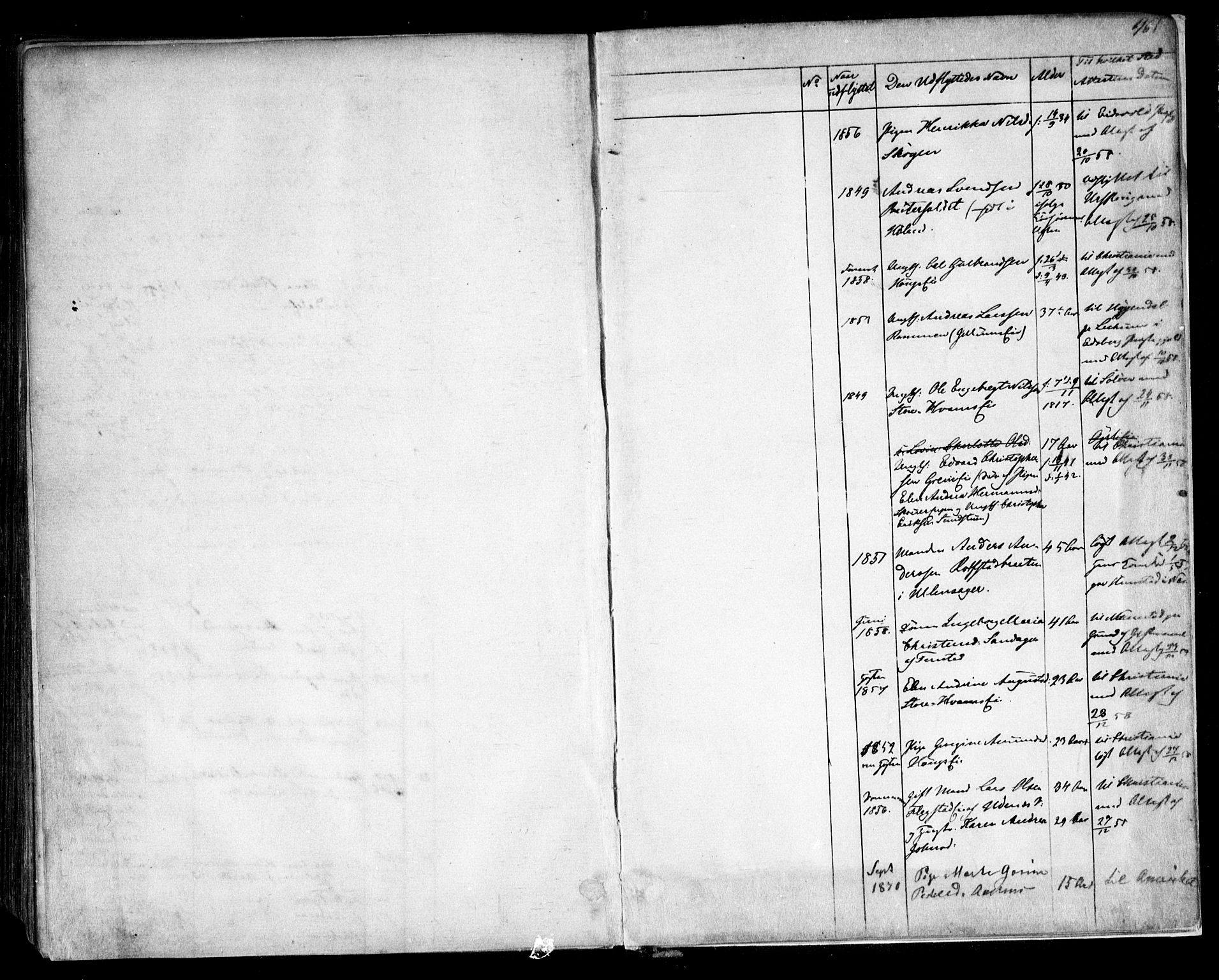 Nes prestekontor Kirkebøker, AV/SAO-A-10410/F/Fa/L0007: Ministerialbok nr. I 7, 1846-1858, s. 461