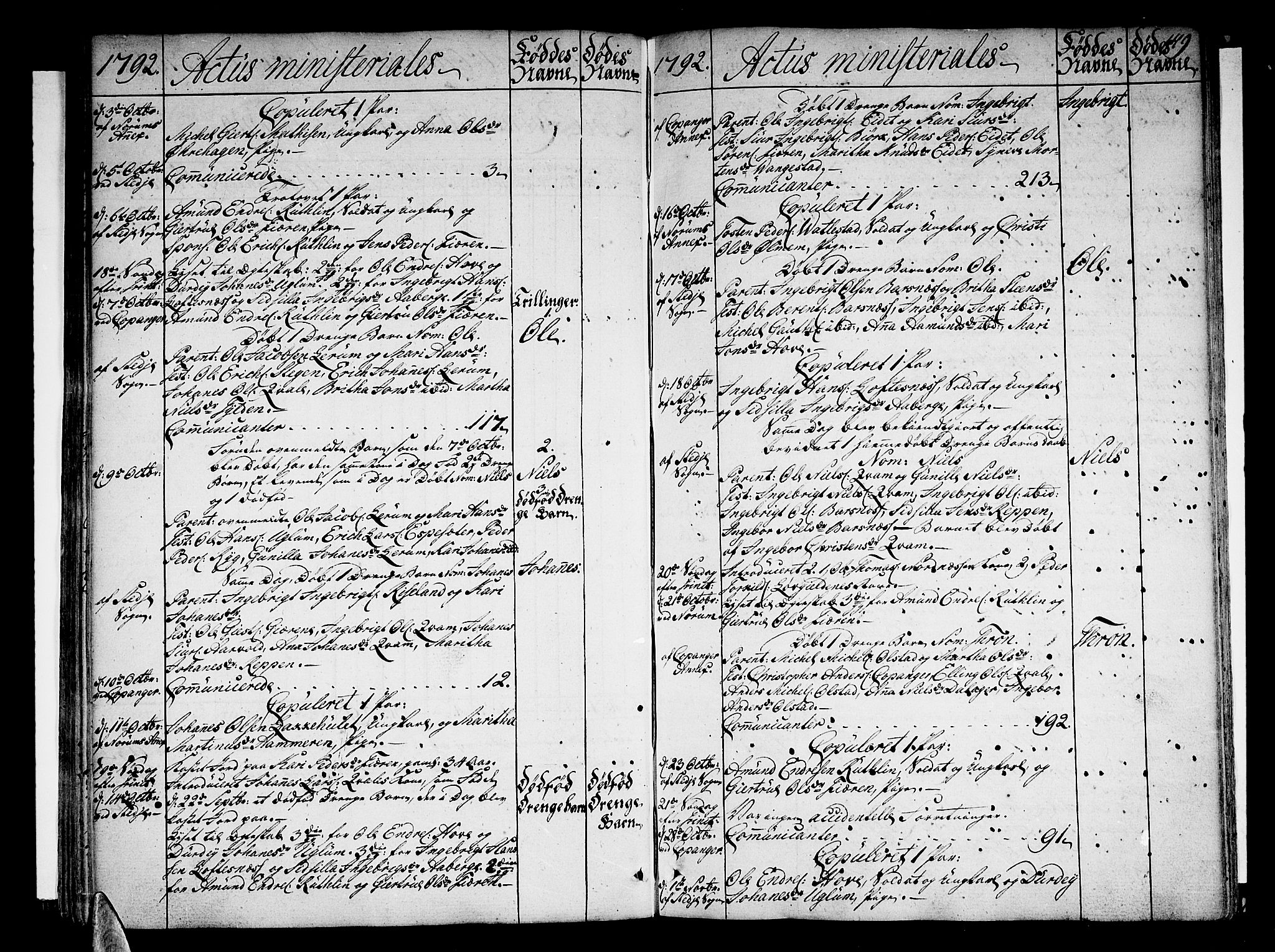 Sogndal sokneprestembete, SAB/A-81301/H/Haa/Haaa/L0007: Ministerialbok nr. A 7, 1782-1795, s. 149