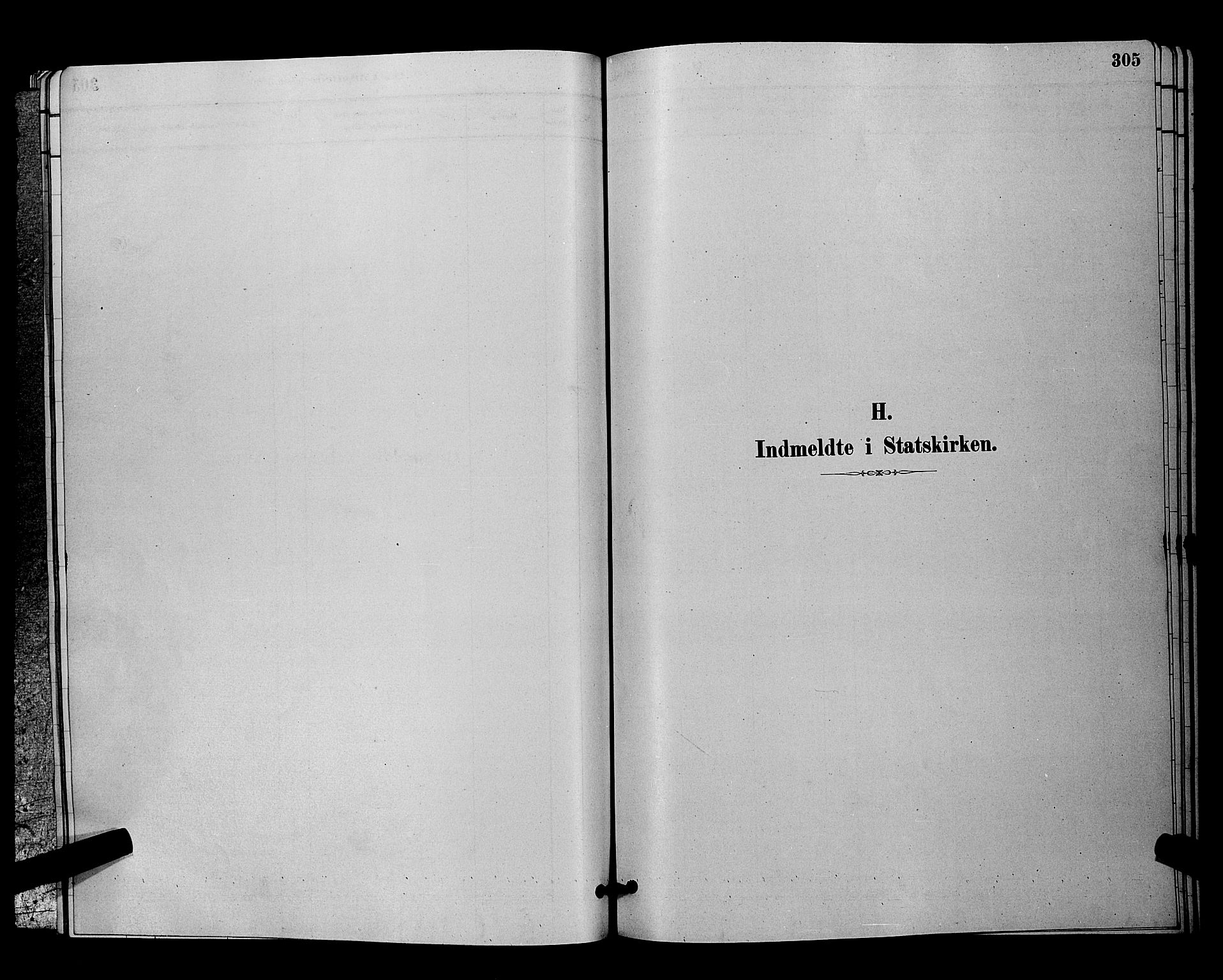 Nittedal prestekontor Kirkebøker, SAO/A-10365a/G/Ga/L0002: Klokkerbok nr. I 2, 1879-1901, s. 305