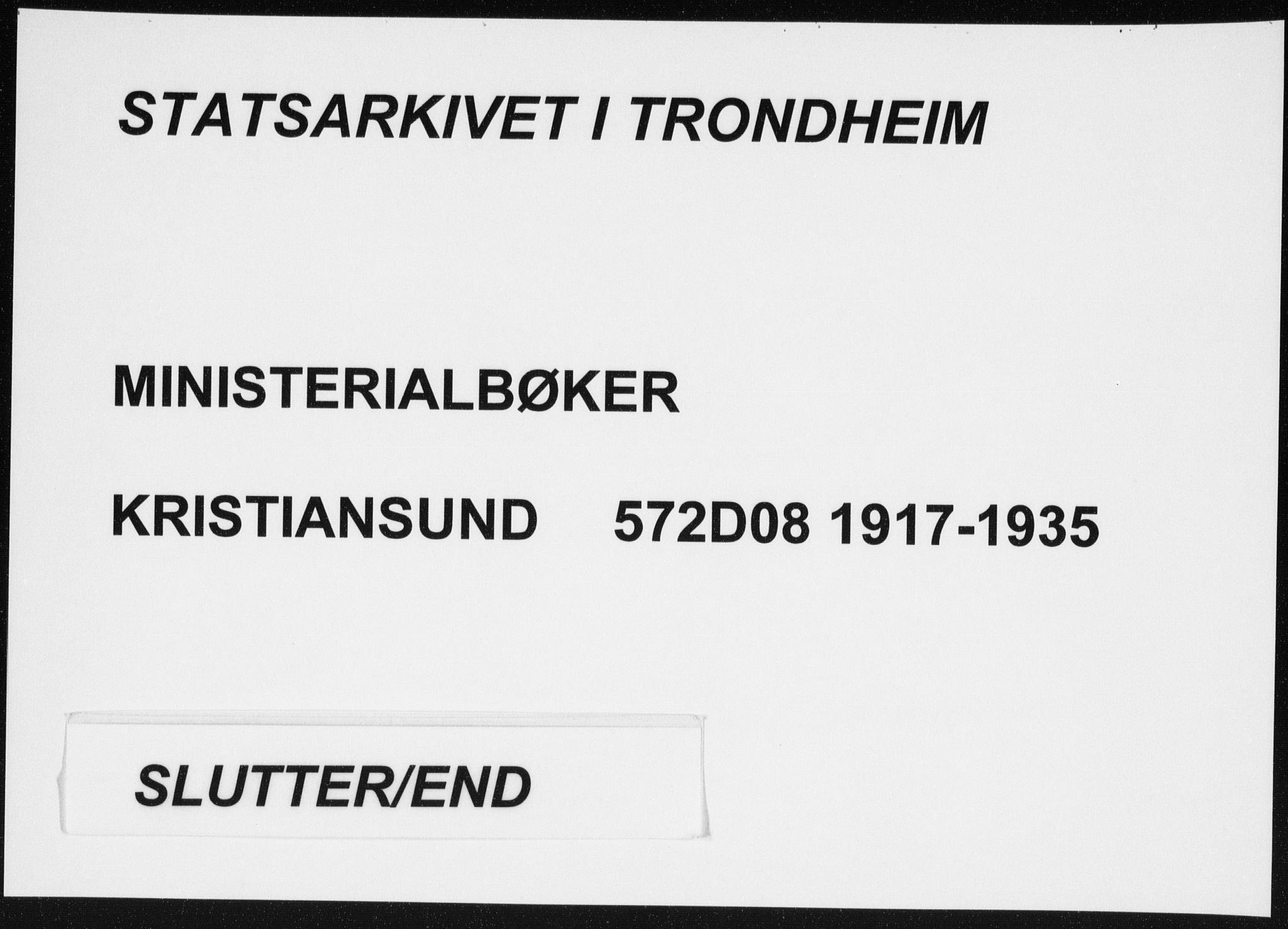 Ministerialprotokoller, klokkerbøker og fødselsregistre - Møre og Romsdal, SAT/A-1454/572/L0864: Ministerialbok nr. 572D08, 1921-1935