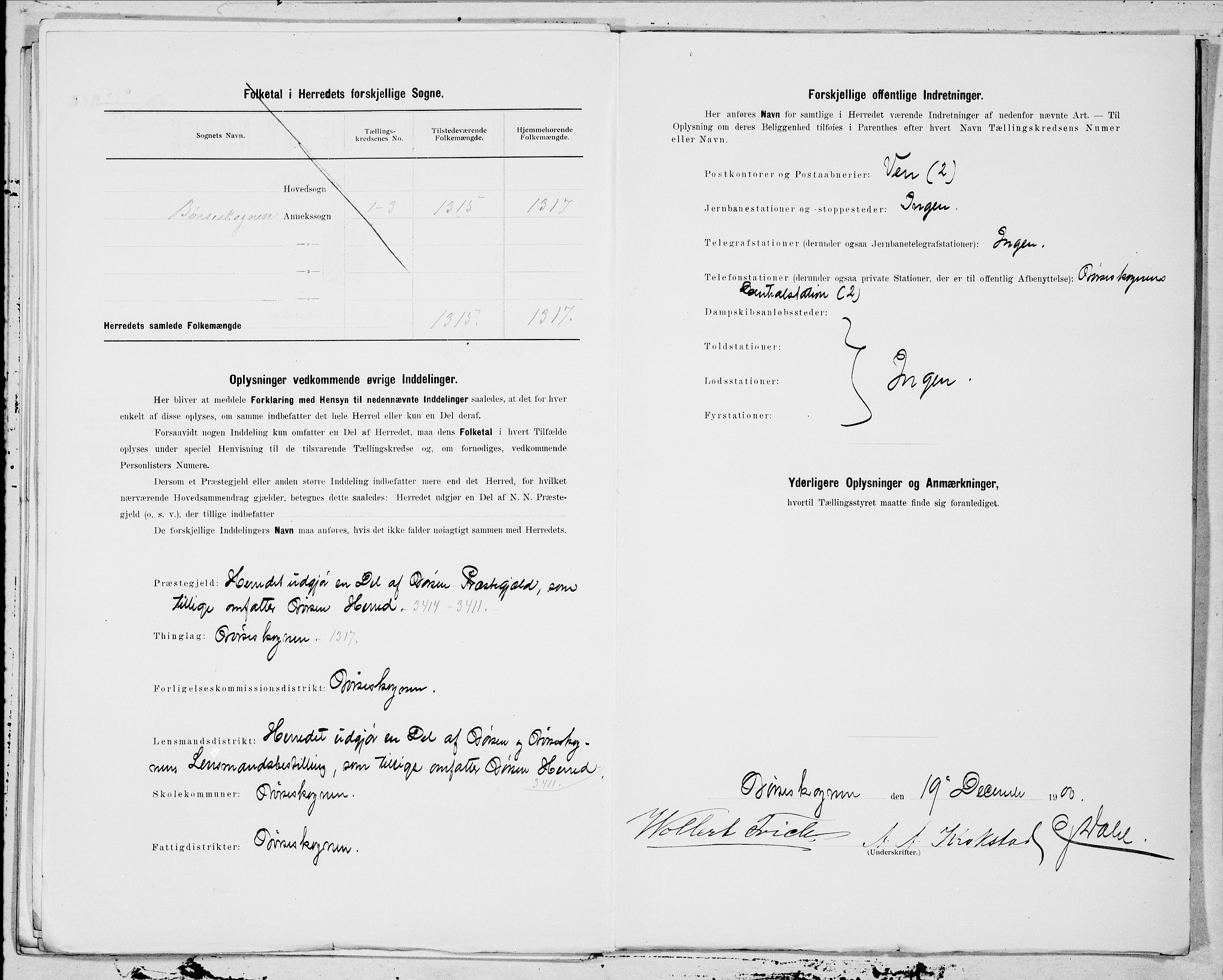 SAT, Folketelling 1900 for 1657 Børseskogn herred, 1900, s. 9