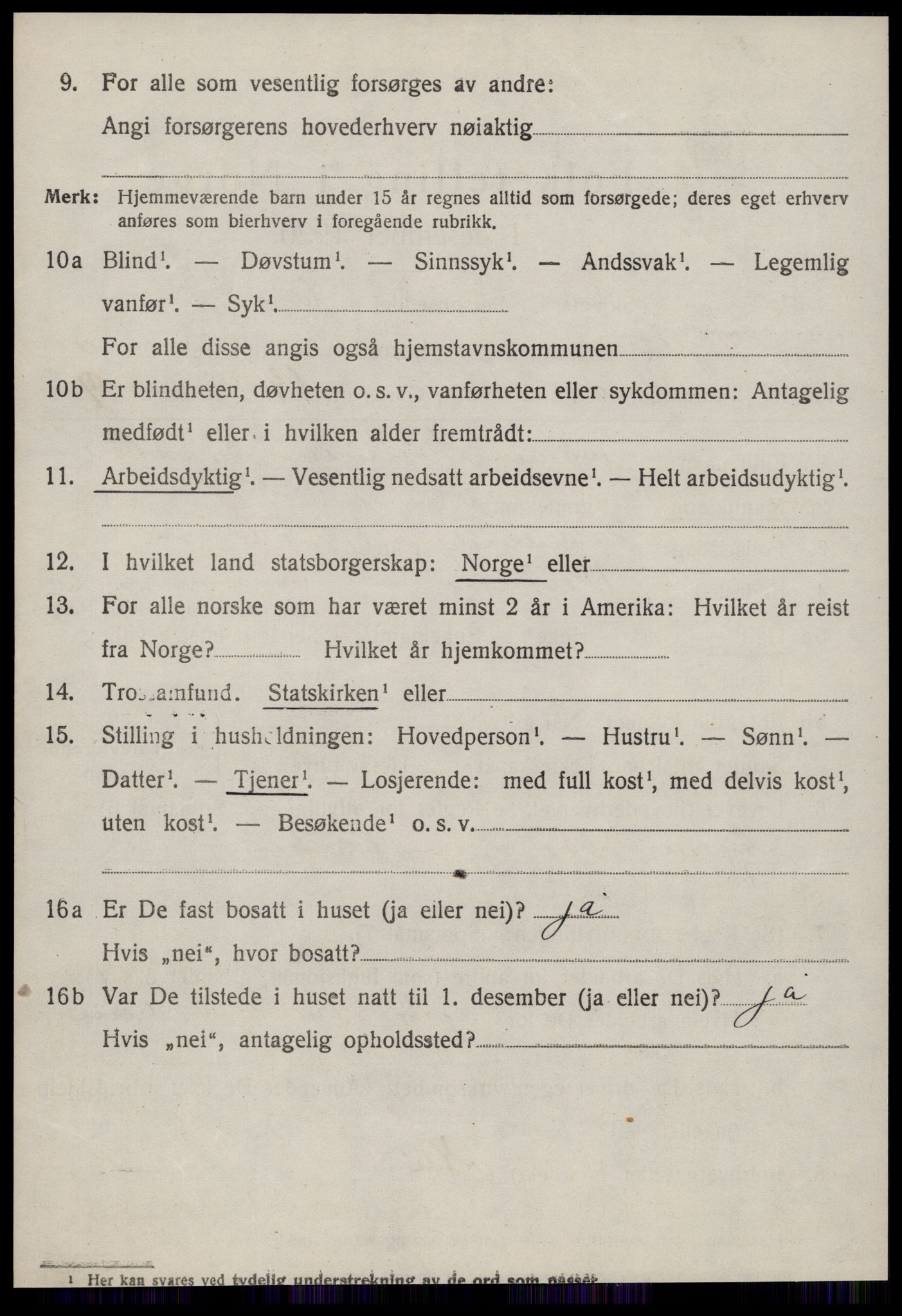 SAT, Folketelling 1920 for 1536 Sylte herred, 1920, s. 1920