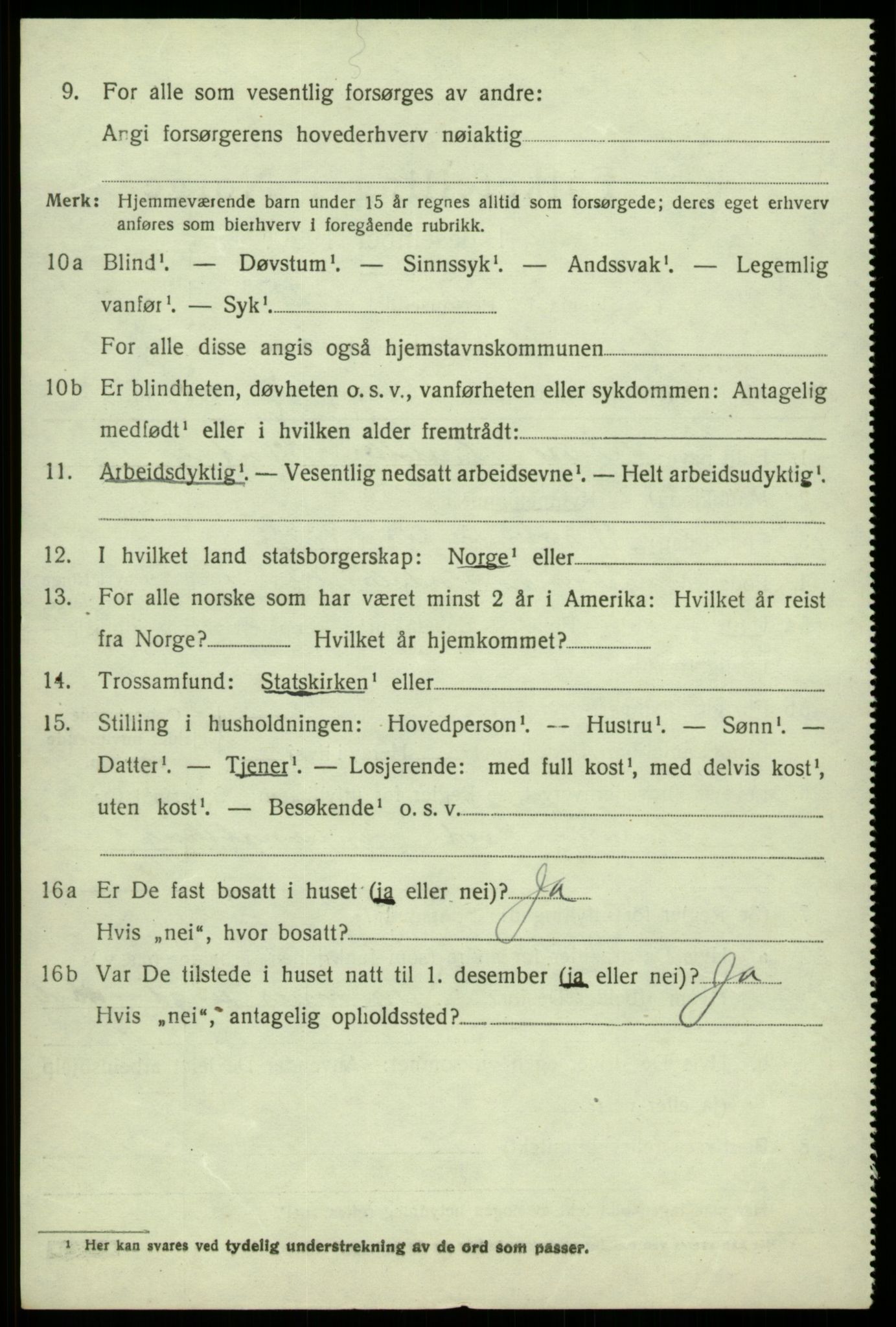 SAB, Folketelling 1920 for 1238 Kvam herred, 1920, s. 2012