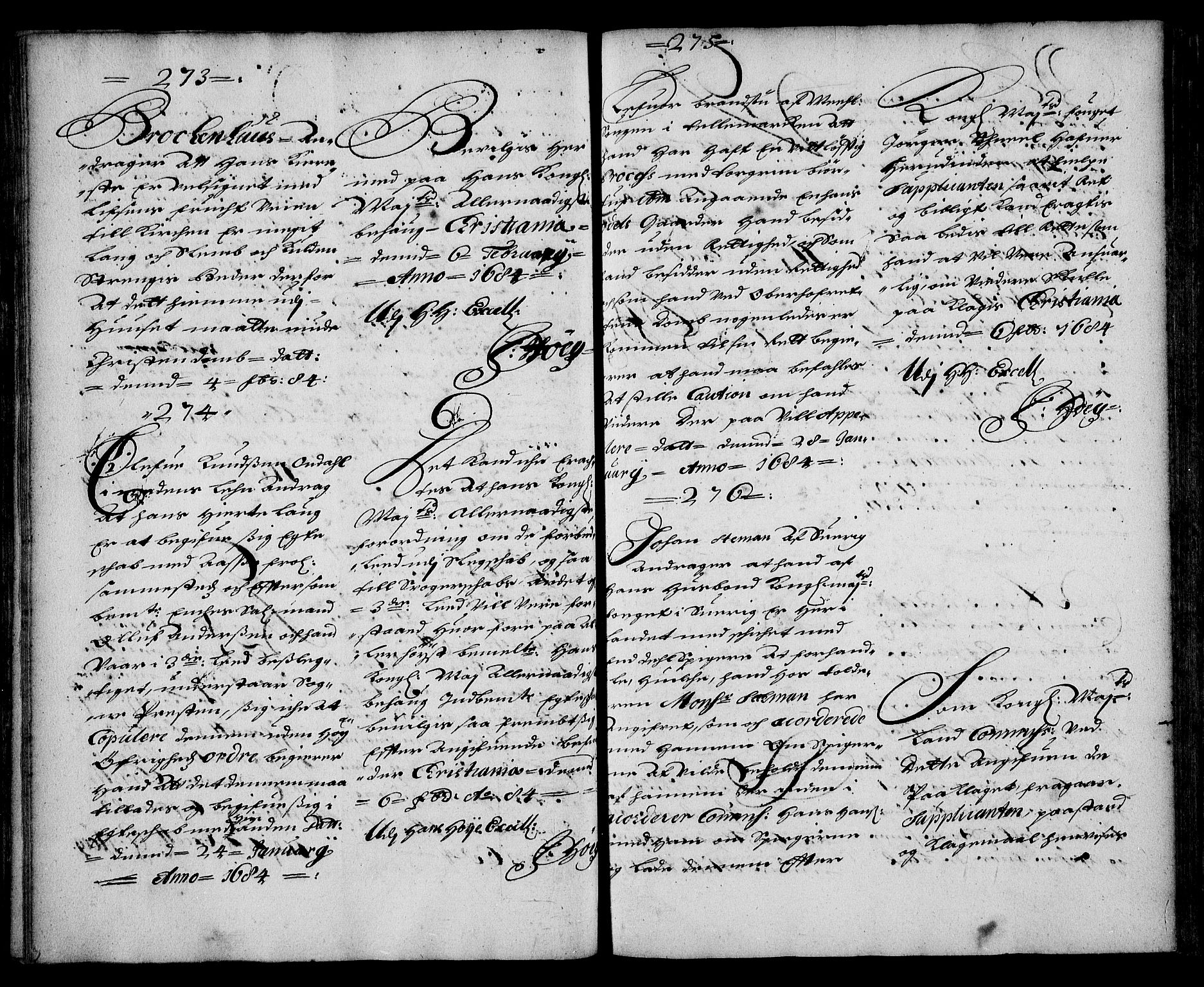 Stattholderembetet 1572-1771, AV/RA-EA-2870/Ae/L0001: Supplikasjons- og resolusjonsprotokoll, 1683-1684