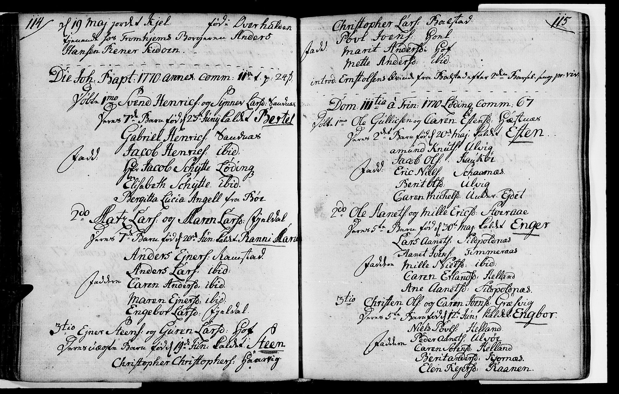 Ministerialprotokoller, klokkerbøker og fødselsregistre - Nordland, AV/SAT-A-1459/872/L1029: Ministerialbok nr. 872A04, 1765-1787, s. 114-115