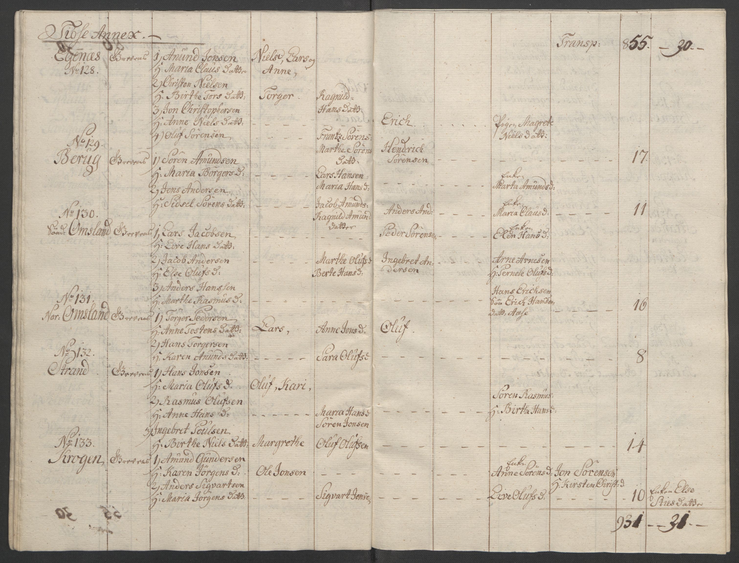 Rentekammeret inntil 1814, Reviderte regnskaper, Fogderegnskap, AV/RA-EA-4092/R33/L2033: Ekstraskatten Larvik grevskap, 1762-1764, s. 458