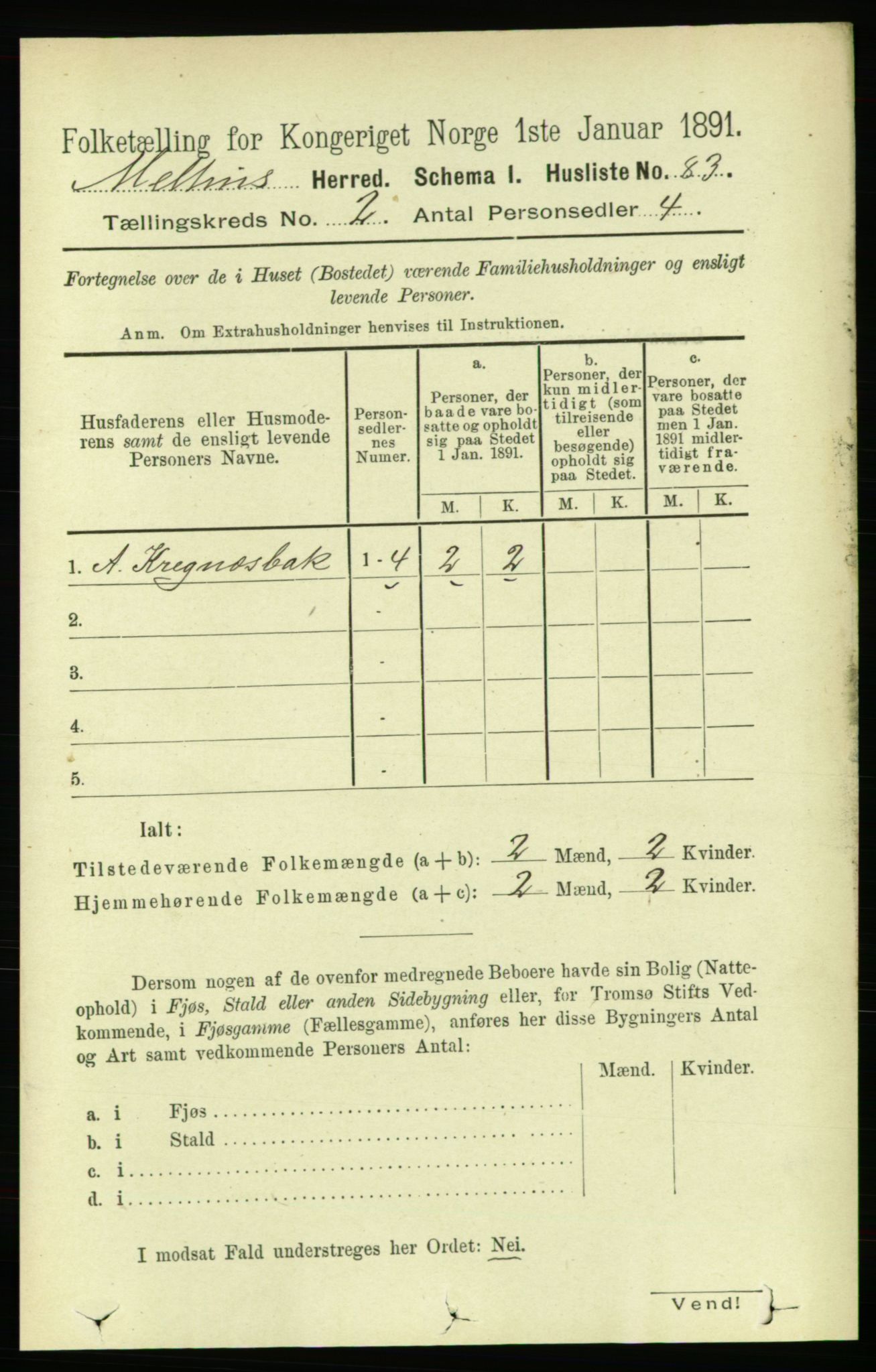 RA, Folketelling 1891 for 1653 Melhus herred, 1891, s. 720