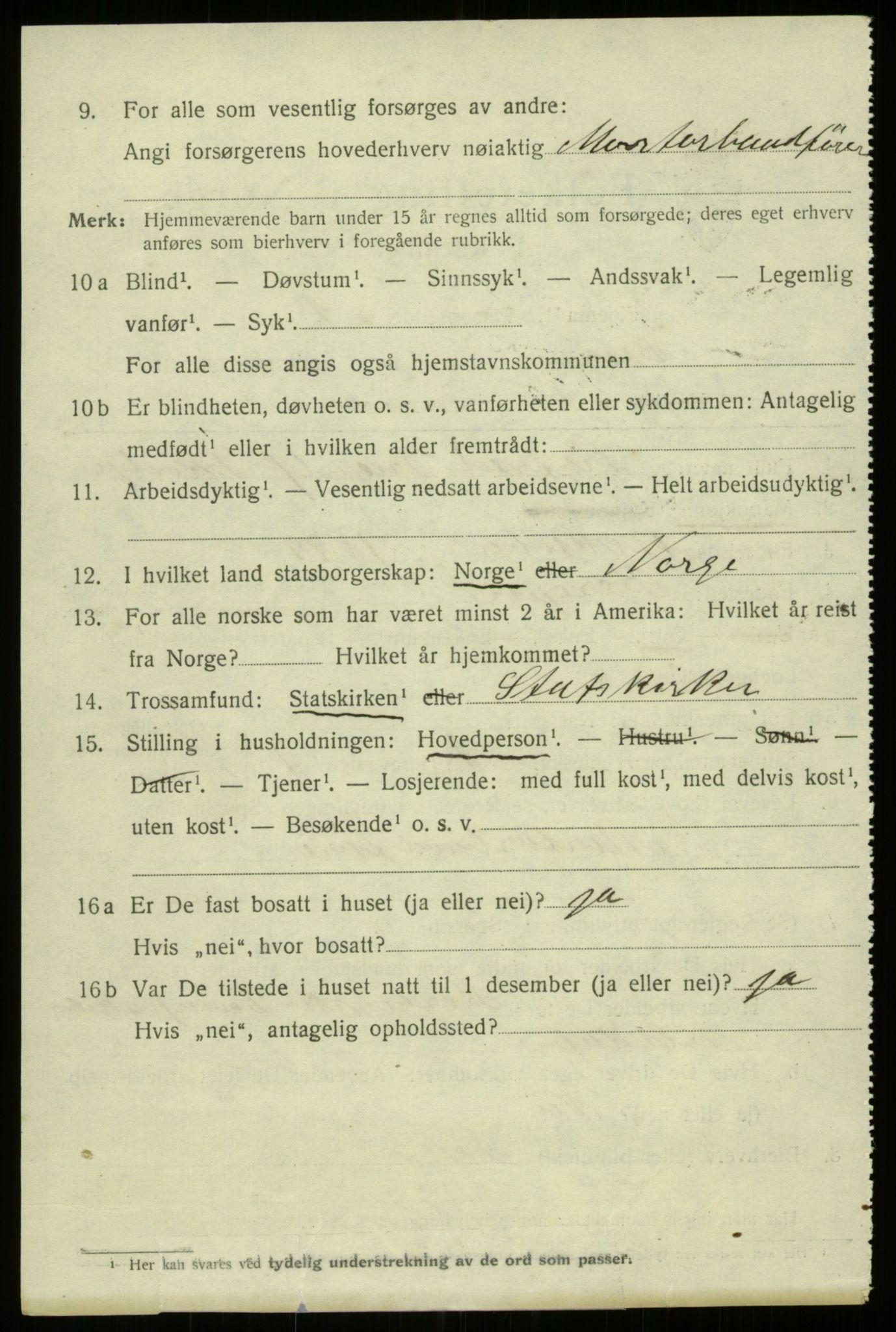 SAB, Folketelling 1920 for 1301 Bergen kjøpstad, 1920, s. 206523