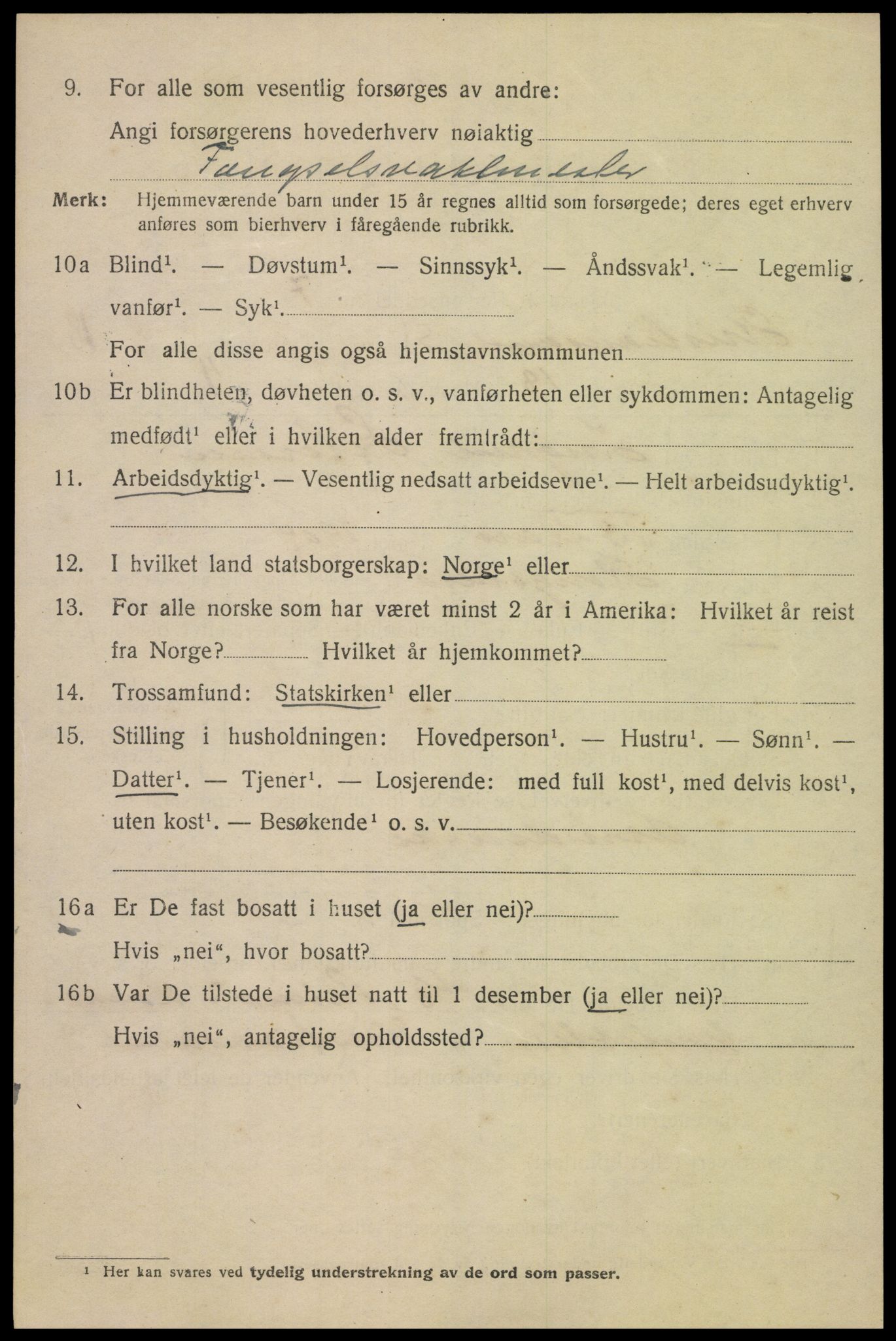 SAK, Folketelling 1920 for 1001 Kristiansand kjøpstad, 1920, s. 34056