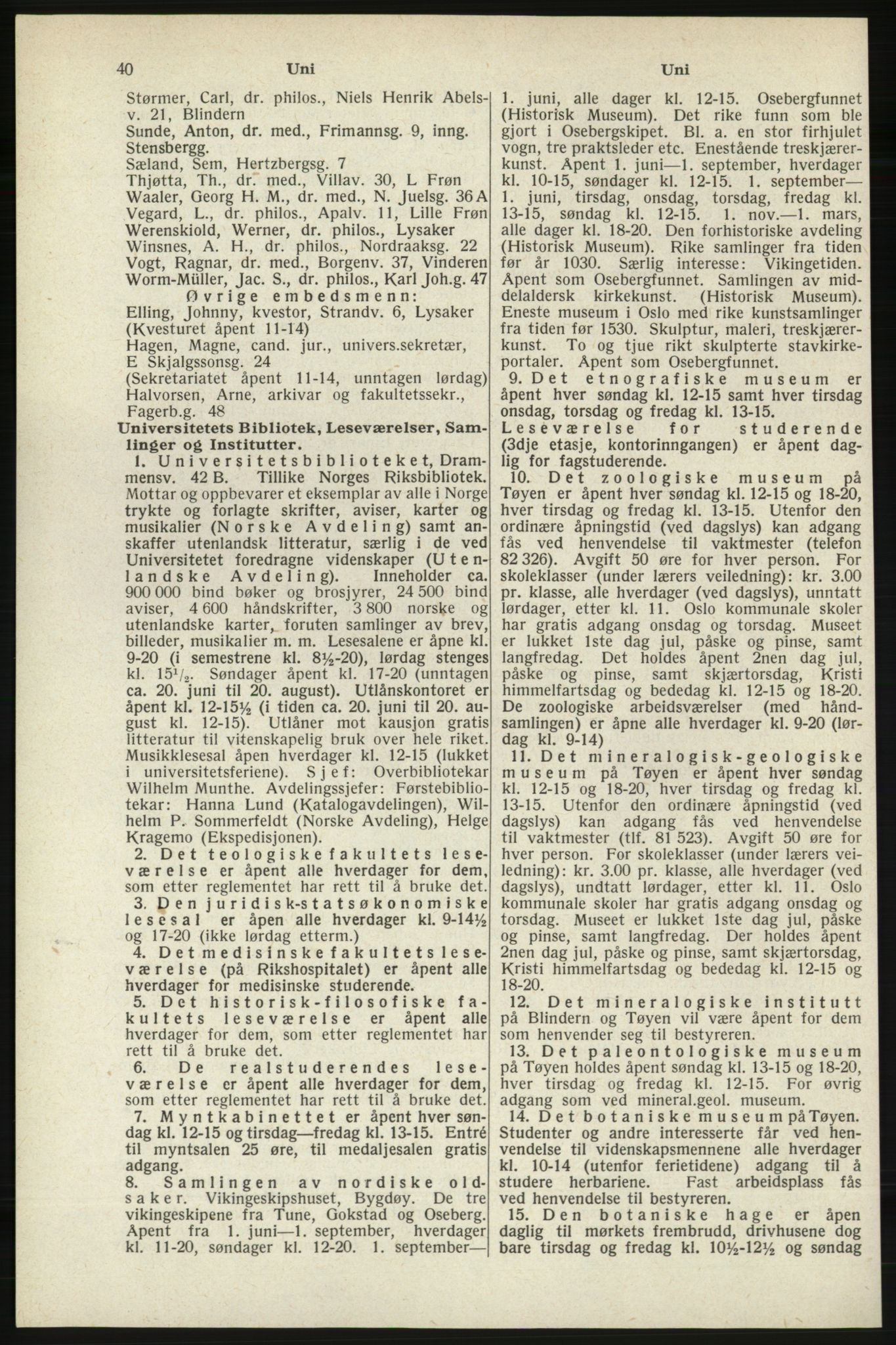 Kristiania/Oslo adressebok, PUBL/-, 1940, s. 56